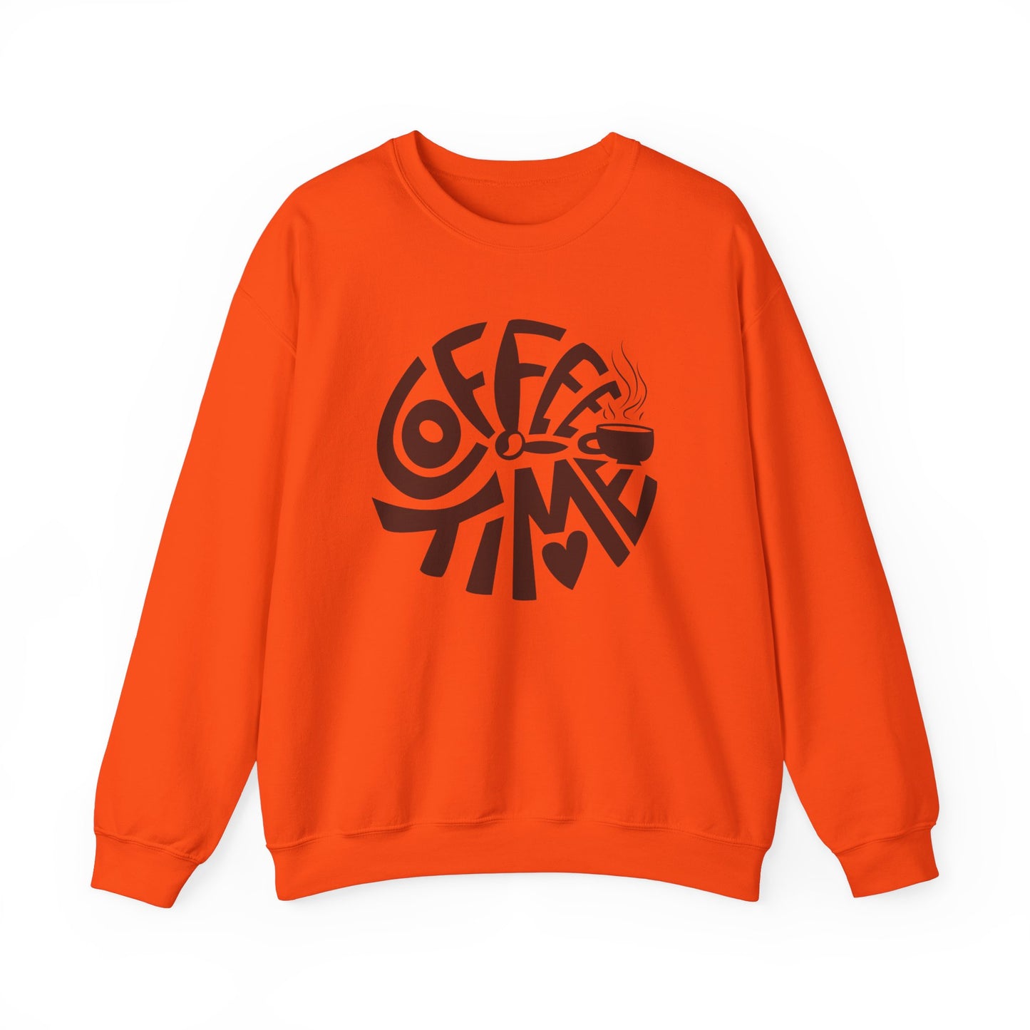 ☕ Coffee Time Sweatshirt USA | Unisex Cozy Sweater