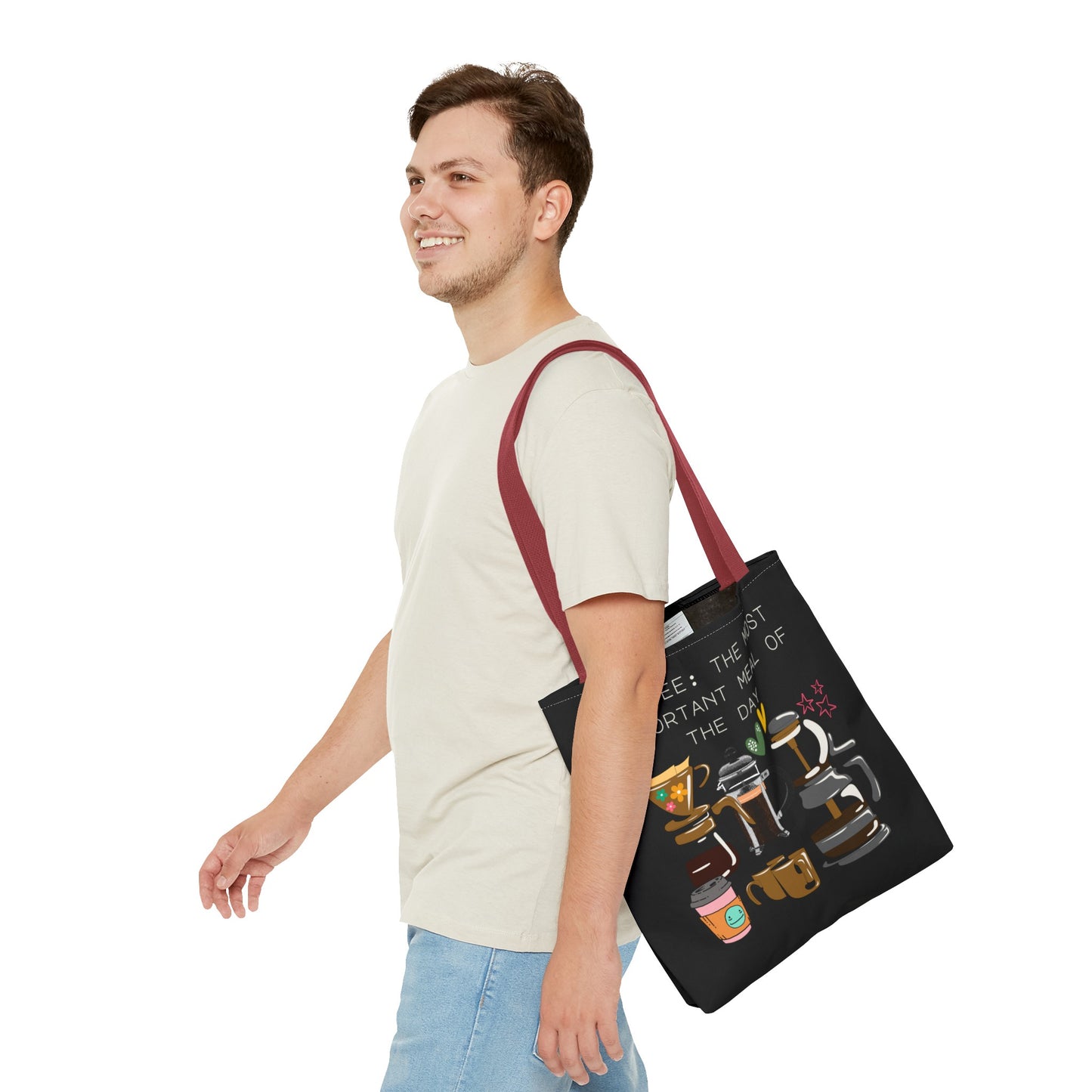 Best Coffee Tote Bag "Coffee: the most important meal of the day"