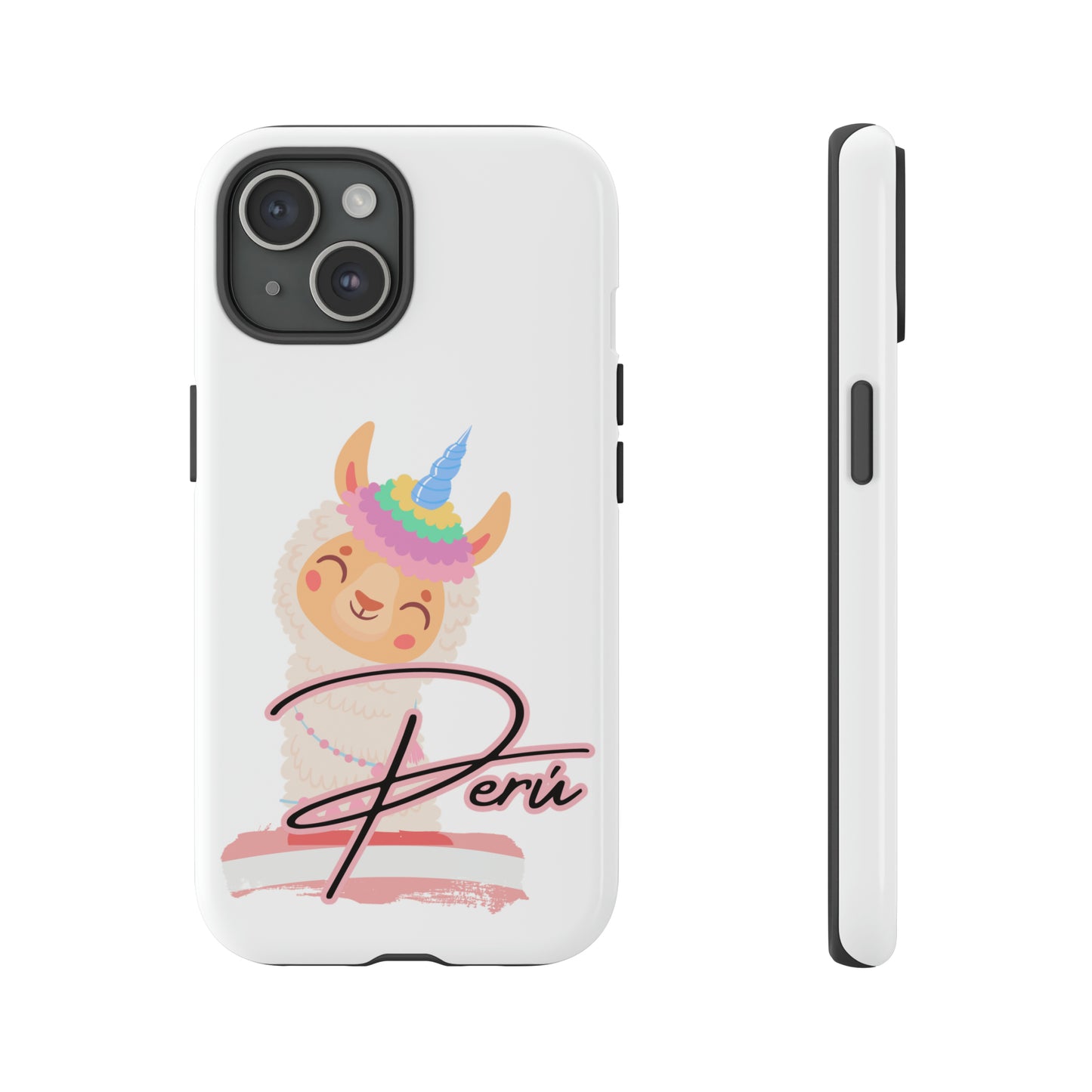 Tough iPhone Case "Llama Love on-the-Go"
