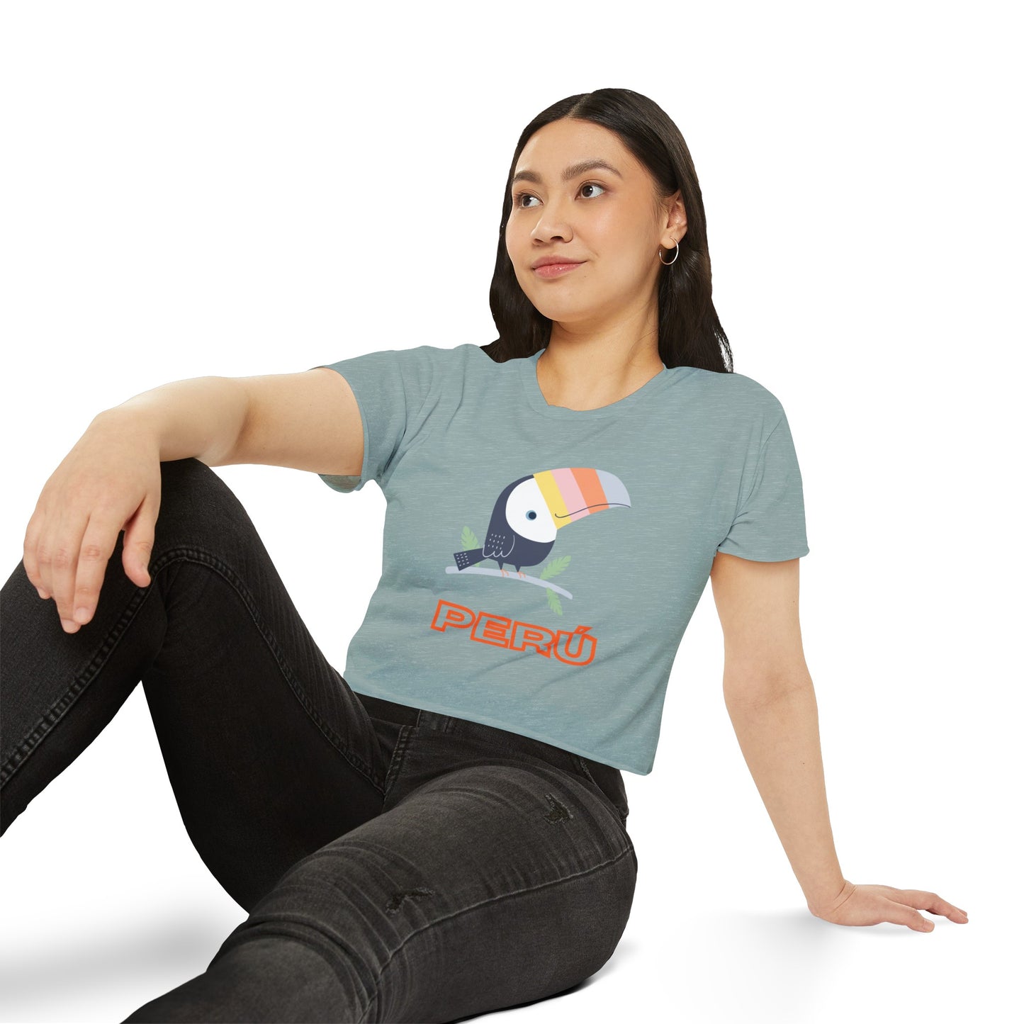 Peruvian Crop Top "Peru Tucan"