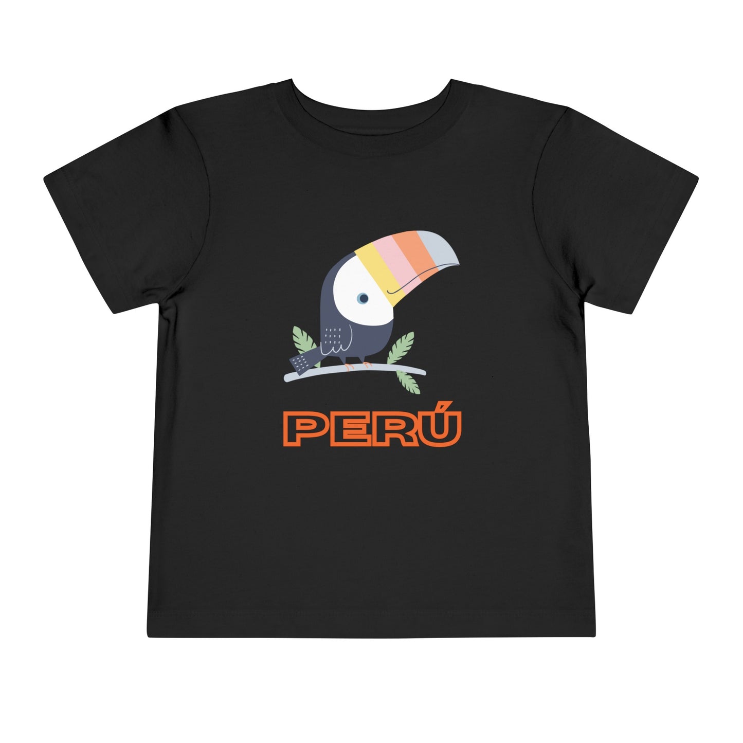 Best PeruvianToddler Short Sleeve Tee "Peru Toucan Colors"