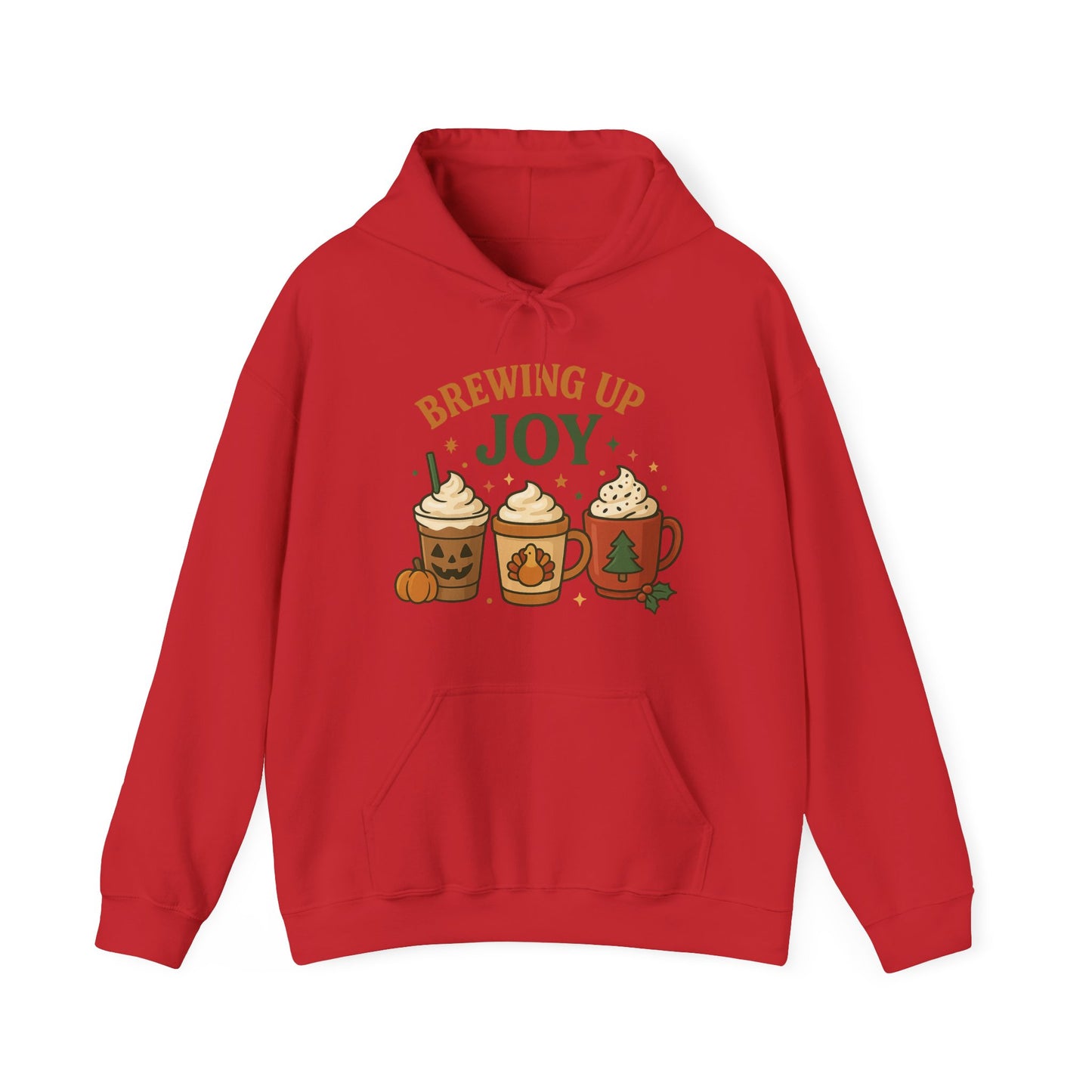 Brewing Up Joy Hoodie USA ππ¦π β Unisex Holiday Coffee Hoodie for Every Season