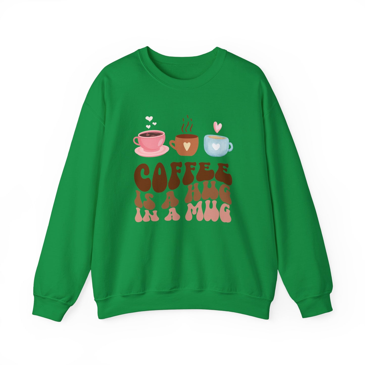 ☕ Coffee Is a Hug in a Mug Sweatshirt USA | Cozy Unisex Sweater