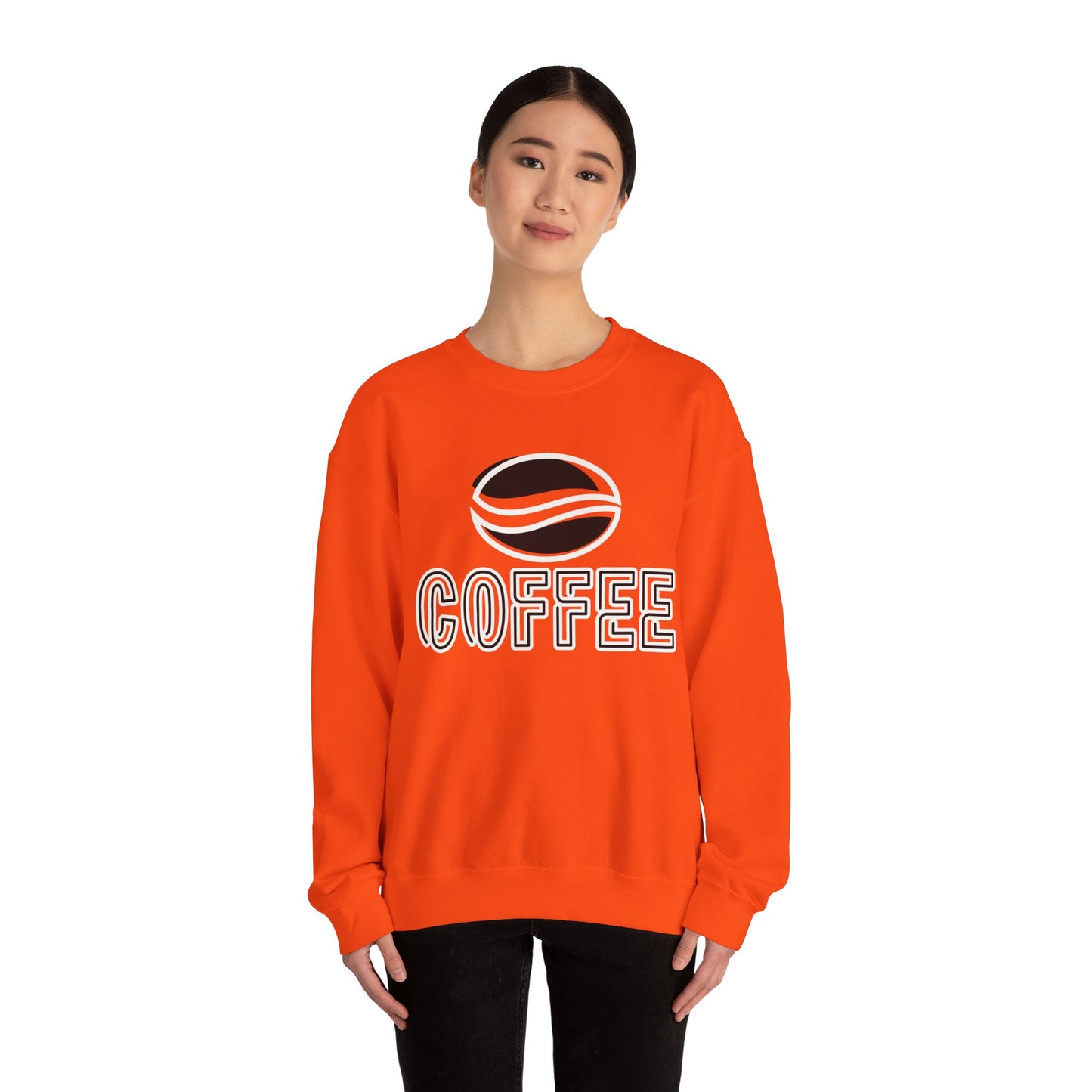 ☕ Minimalist Coffee Sweatshirt USA | Eco-Friendly Unisex Sweater