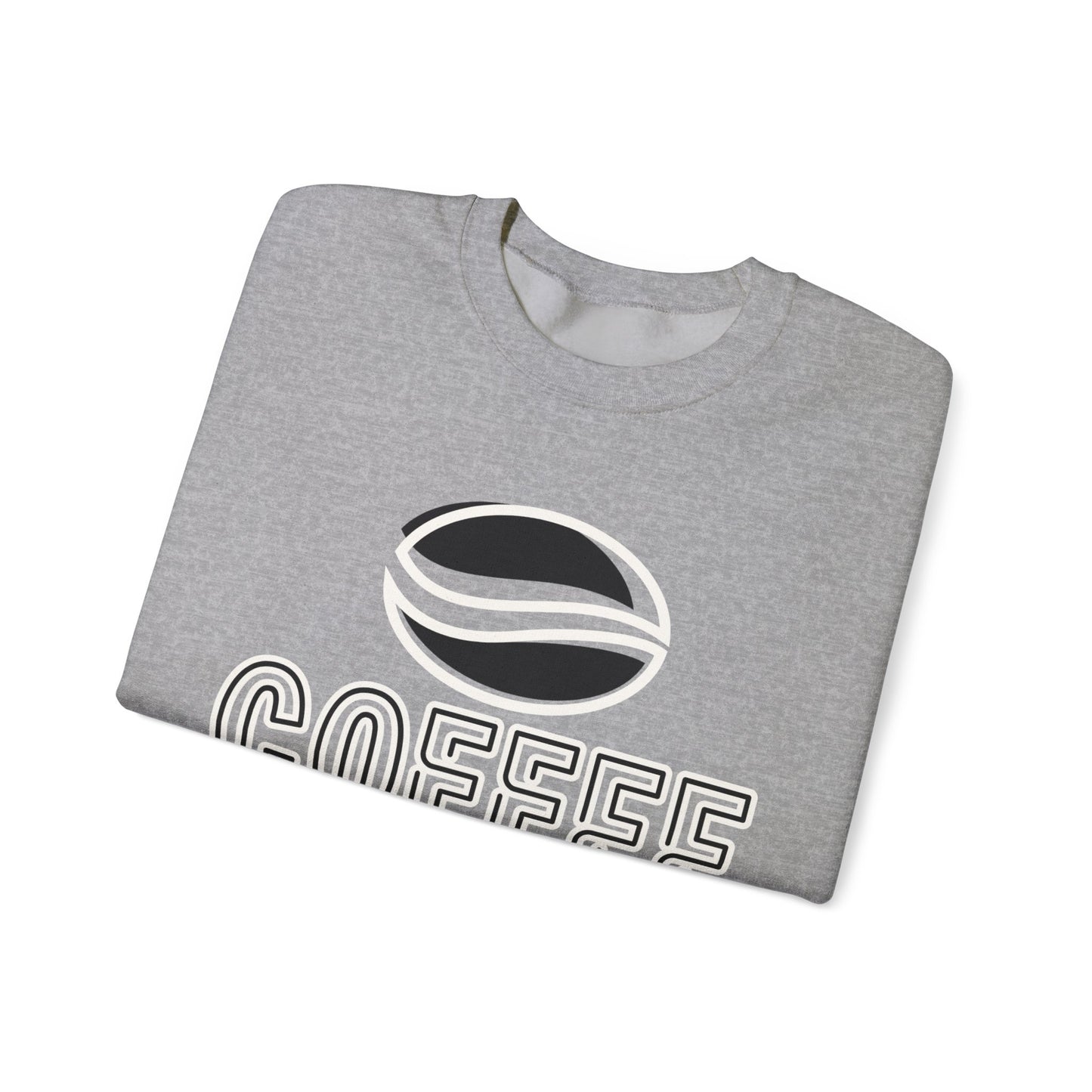 ☕ Minimalist Coffee Sweatshirt USA | Eco-Friendly Unisex Sweater