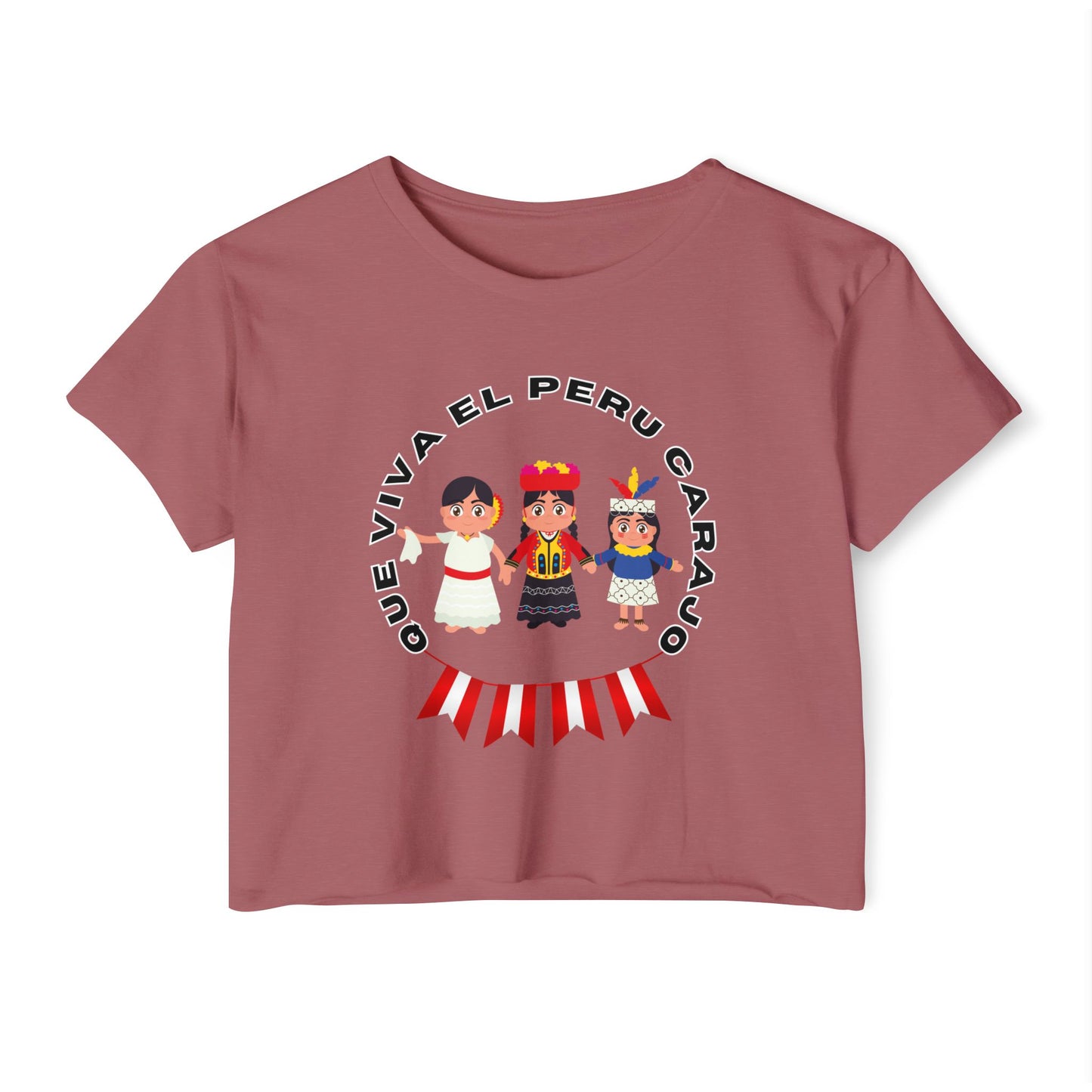 Best Peruvian Crop Top "Que Viva el Peru Carajo He Dicho "