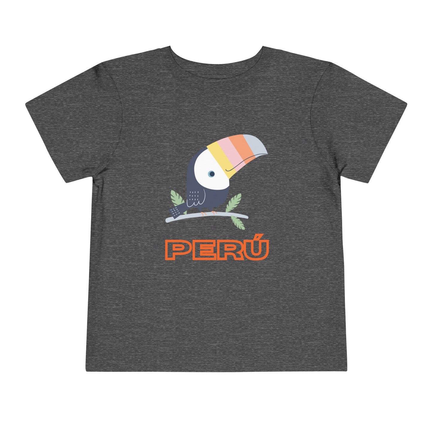 Best PeruvianToddler Short Sleeve Tee "Peru Toucan Colors"
