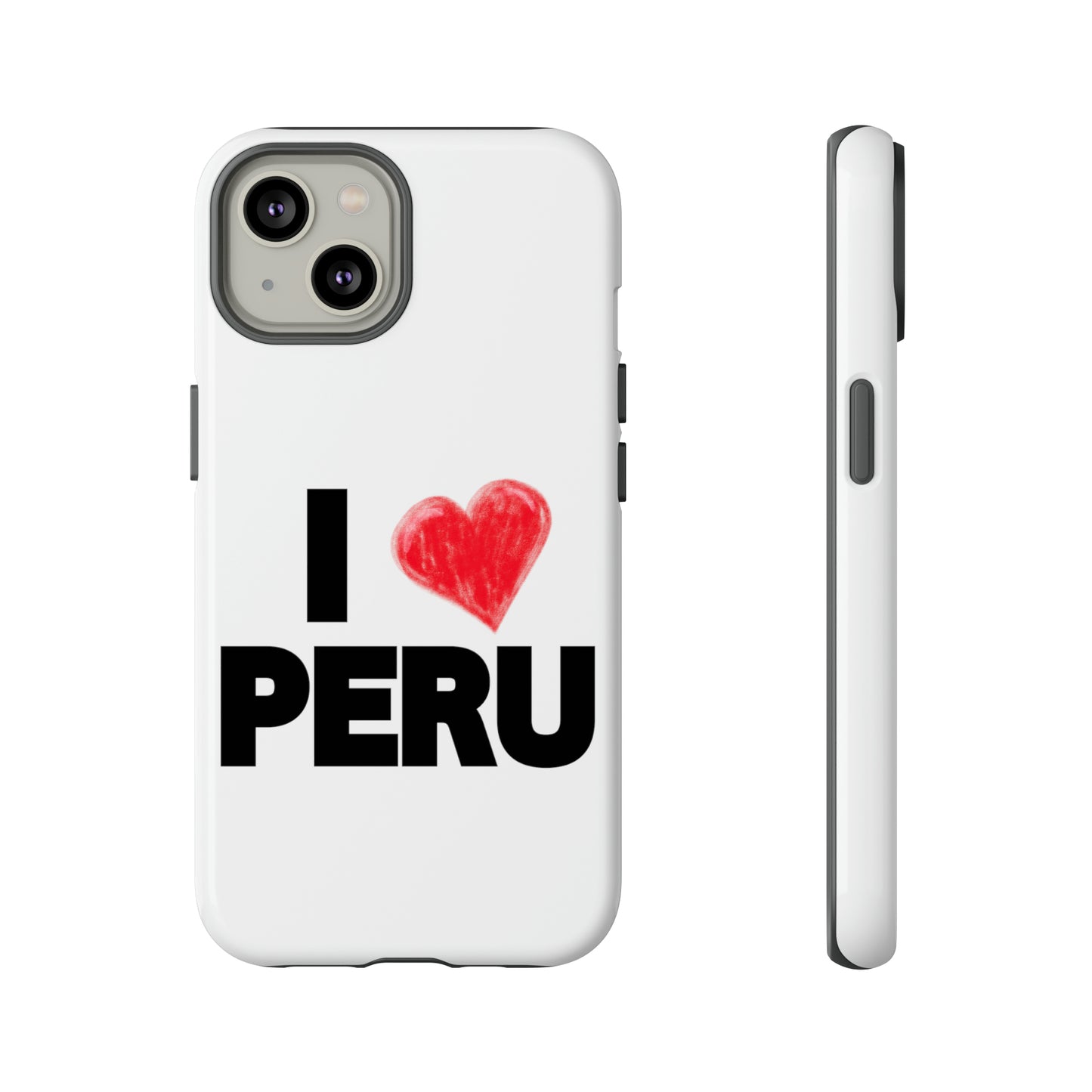 Tough iPhone Cases "Love Peru"