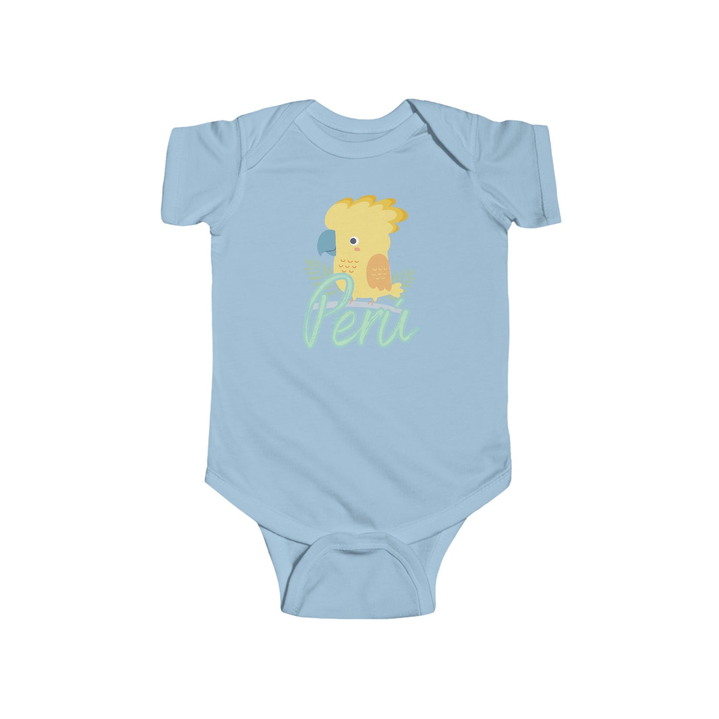 Peruvian Infant Bodysuit 'Gallito de las Rocas'
