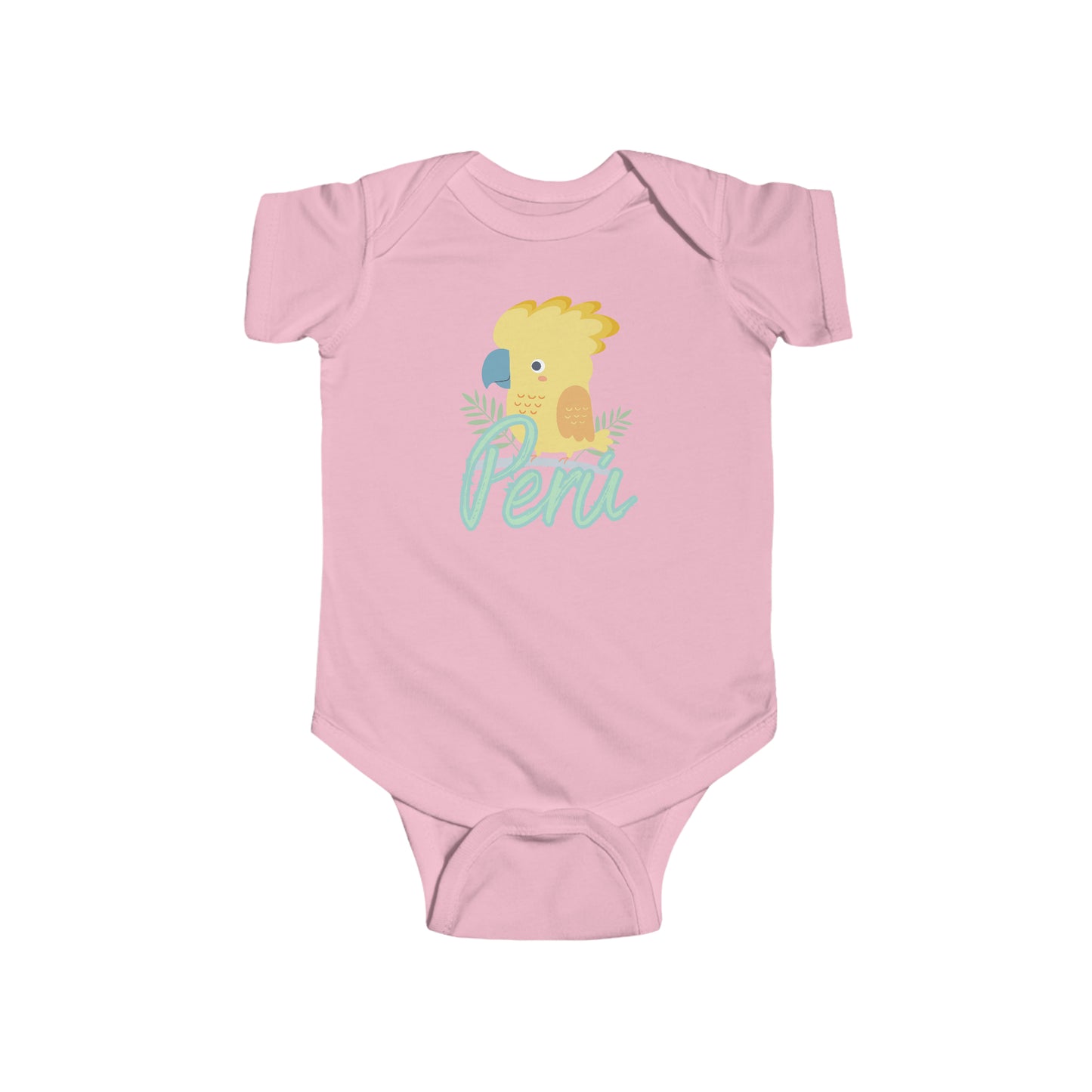 Peruvian Infant Bodysuit 'Gallito de las Rocas'