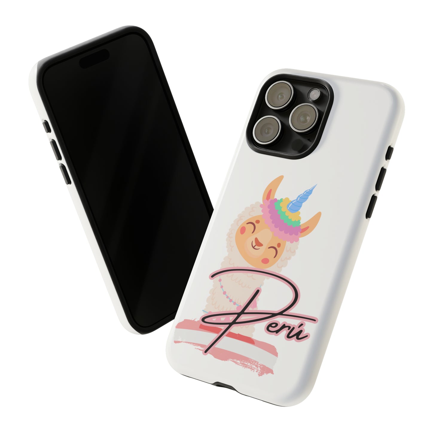 Tough iPhone Case "Llama Love on-the-Go"