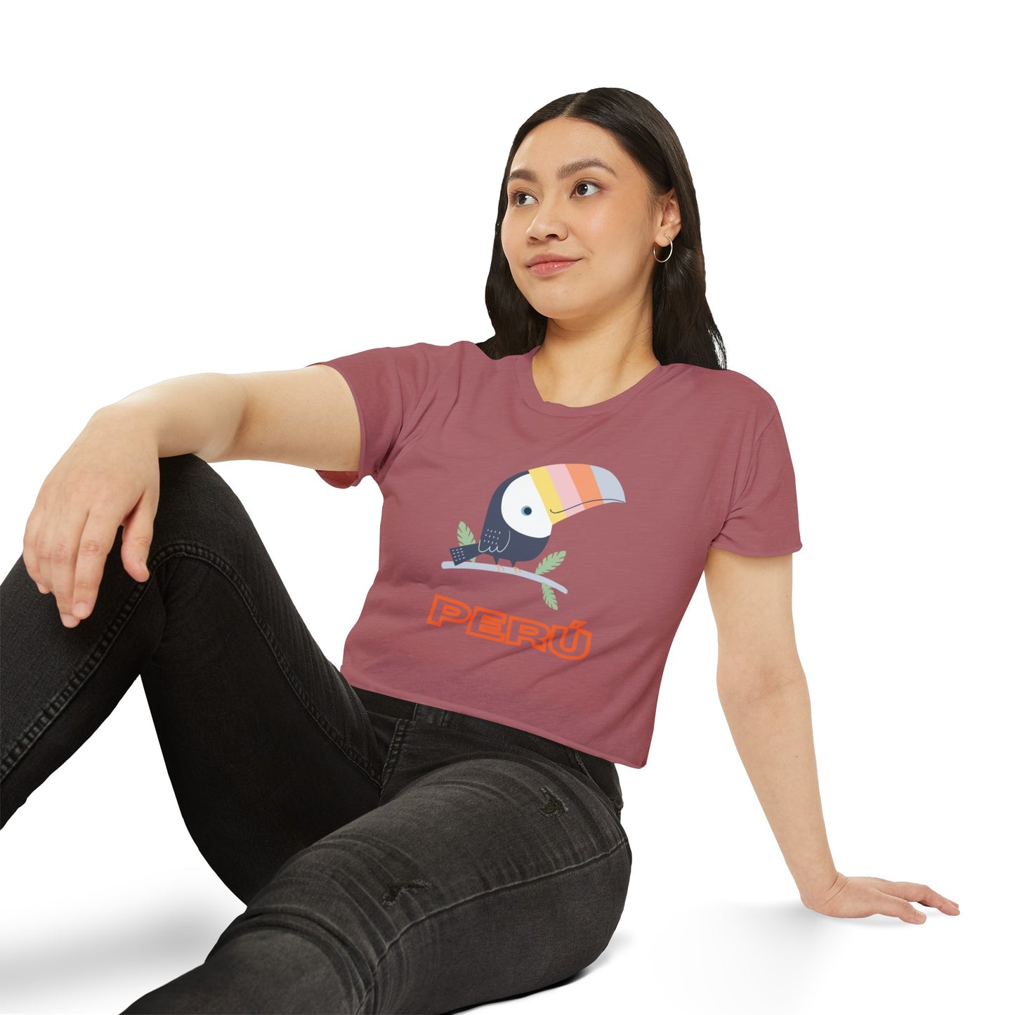 Peruvian Crop Top "Peru Tucan"