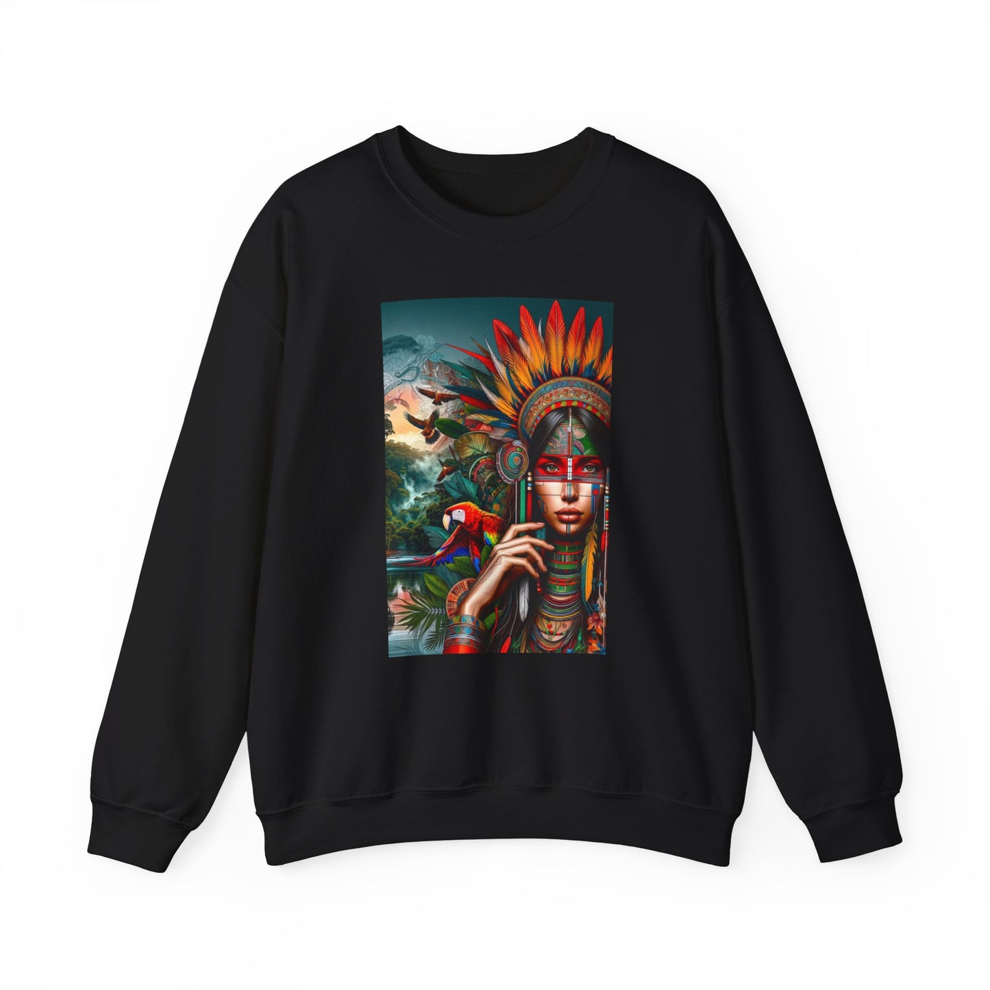 Best Unisex Sweatshirt Peruvian Inspired Ashaninka Girl