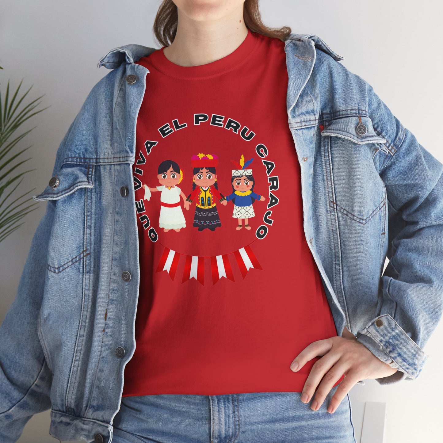 Best Peruvian Unisex T-Shirt "Que Viva El Peru Carajo he Dicho"