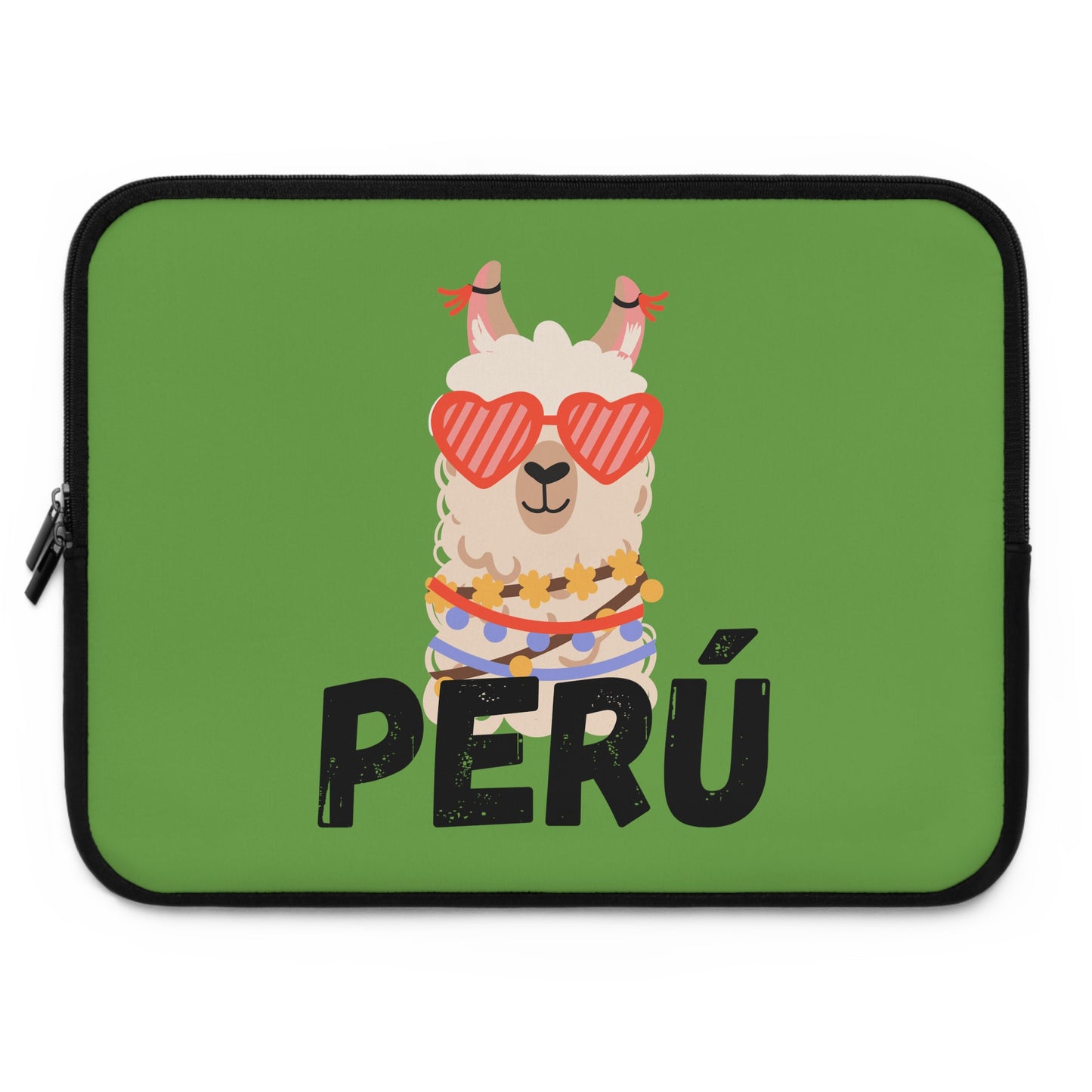 Peruvian Laptop Sleeve "Llama Heart"