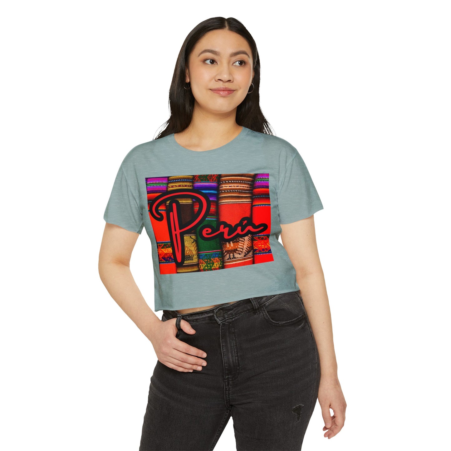 Peruvian Crop Top "Peru Manta"