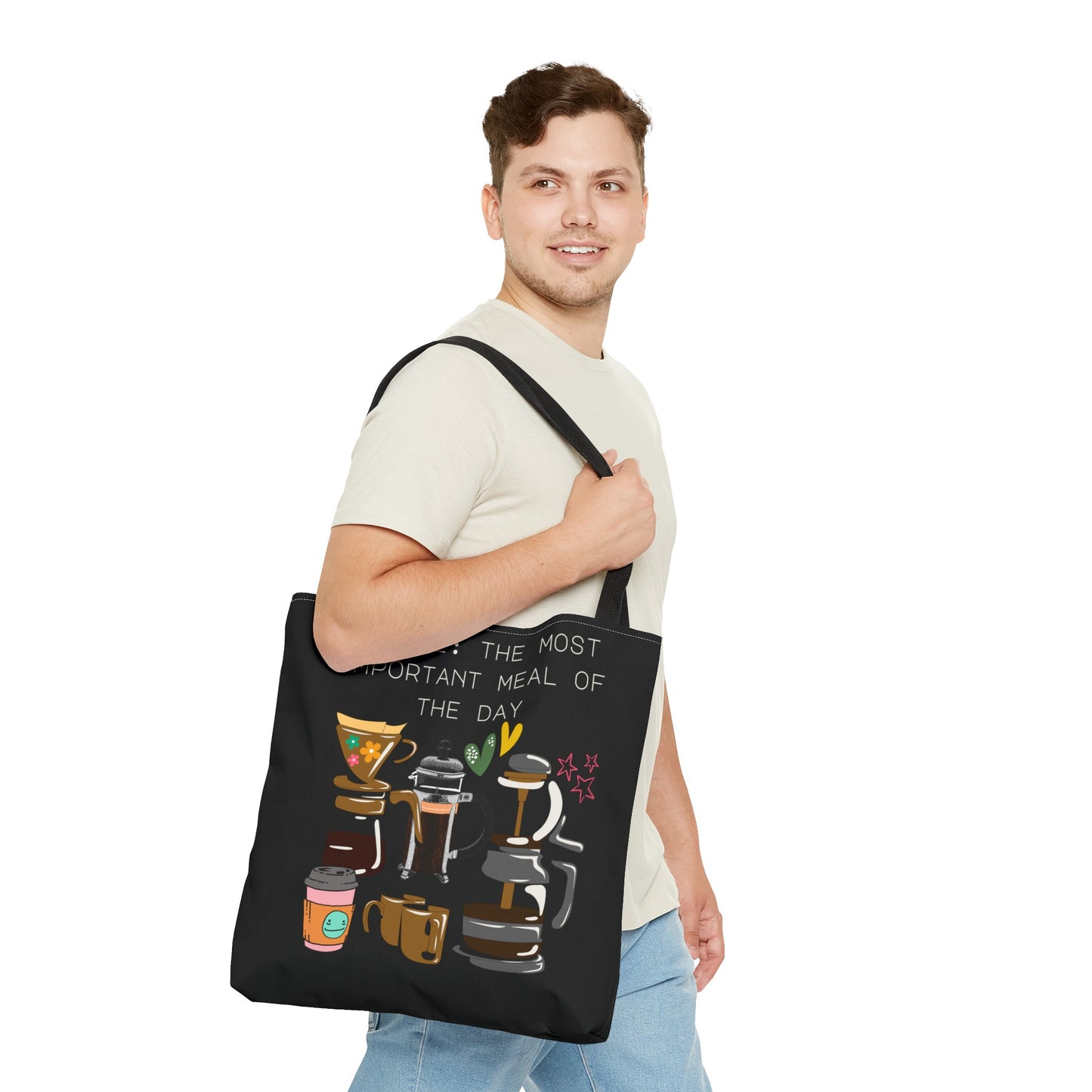 Best Coffee Tote Bag "Coffee: the most important meal of the day"