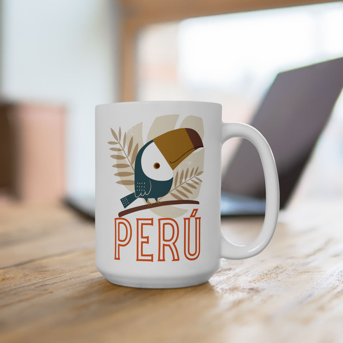 Best Peruvian Ceramic Coffee Mug "Peruvian Jungle"