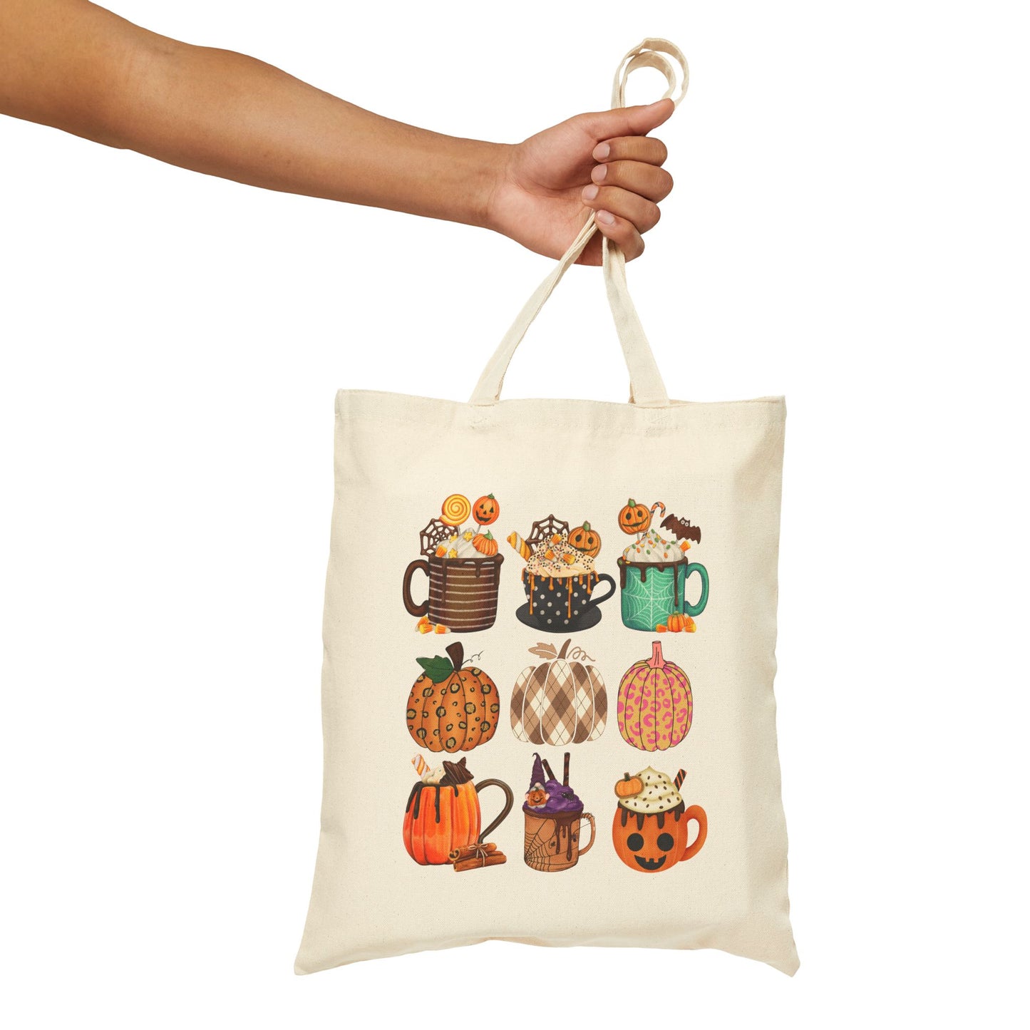 The Ultimate Fall Coffee Lover's coffee Tote Bag: Spice, Spooks & Sips
