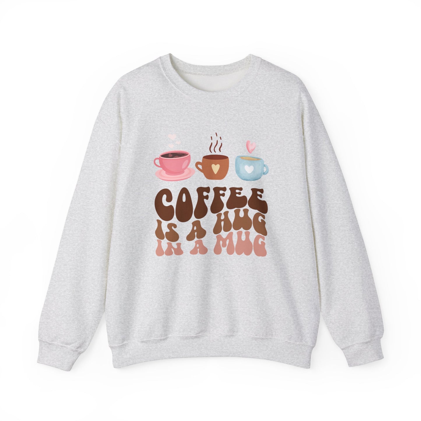 ☕ Coffee Is a Hug in a Mug Sweatshirt USA | Cozy Unisex Sweater