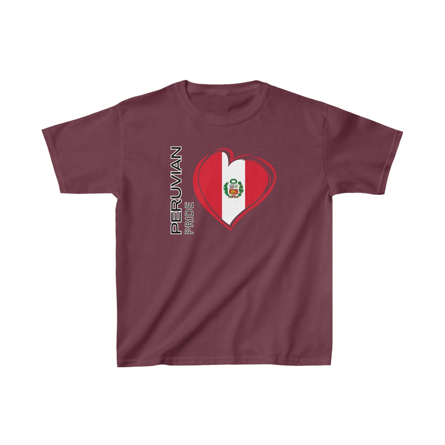 Best Peruvian Kids Tee "Peruvian Pride Flag"