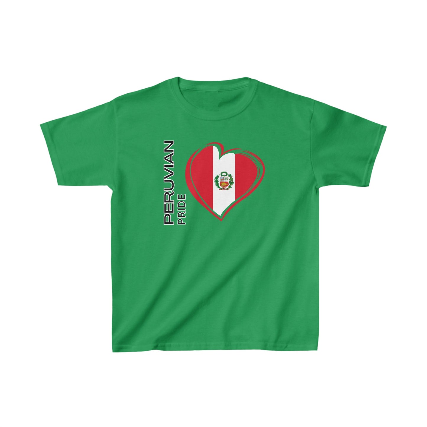 Best Peruvian Kids Tee "Peruvian Pride Flag"