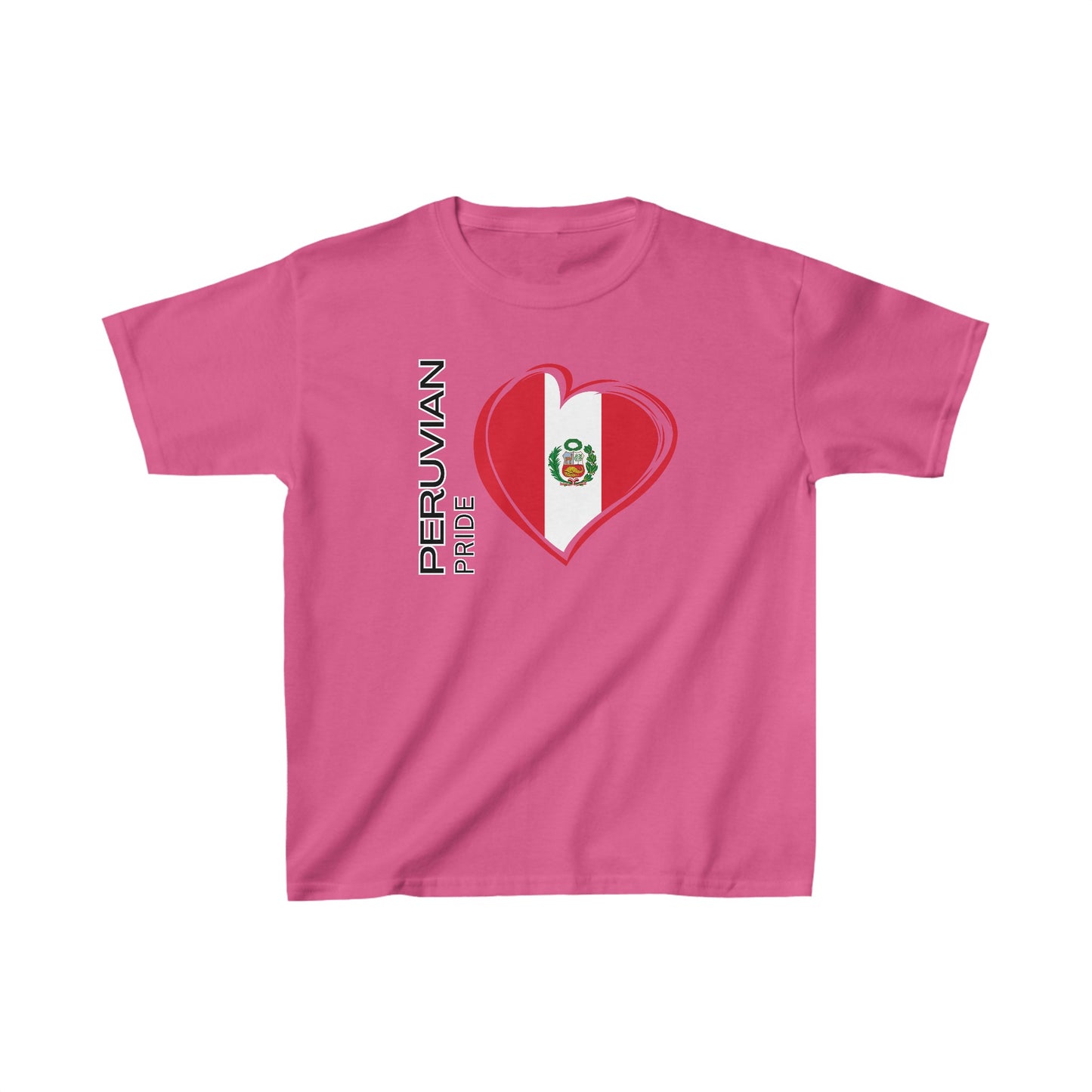 Best Peruvian Kids Tee "Peruvian Pride Flag"