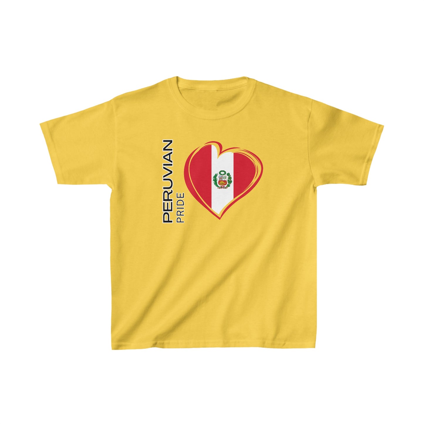 Best Peruvian Kids Tee "Peruvian Pride Flag"