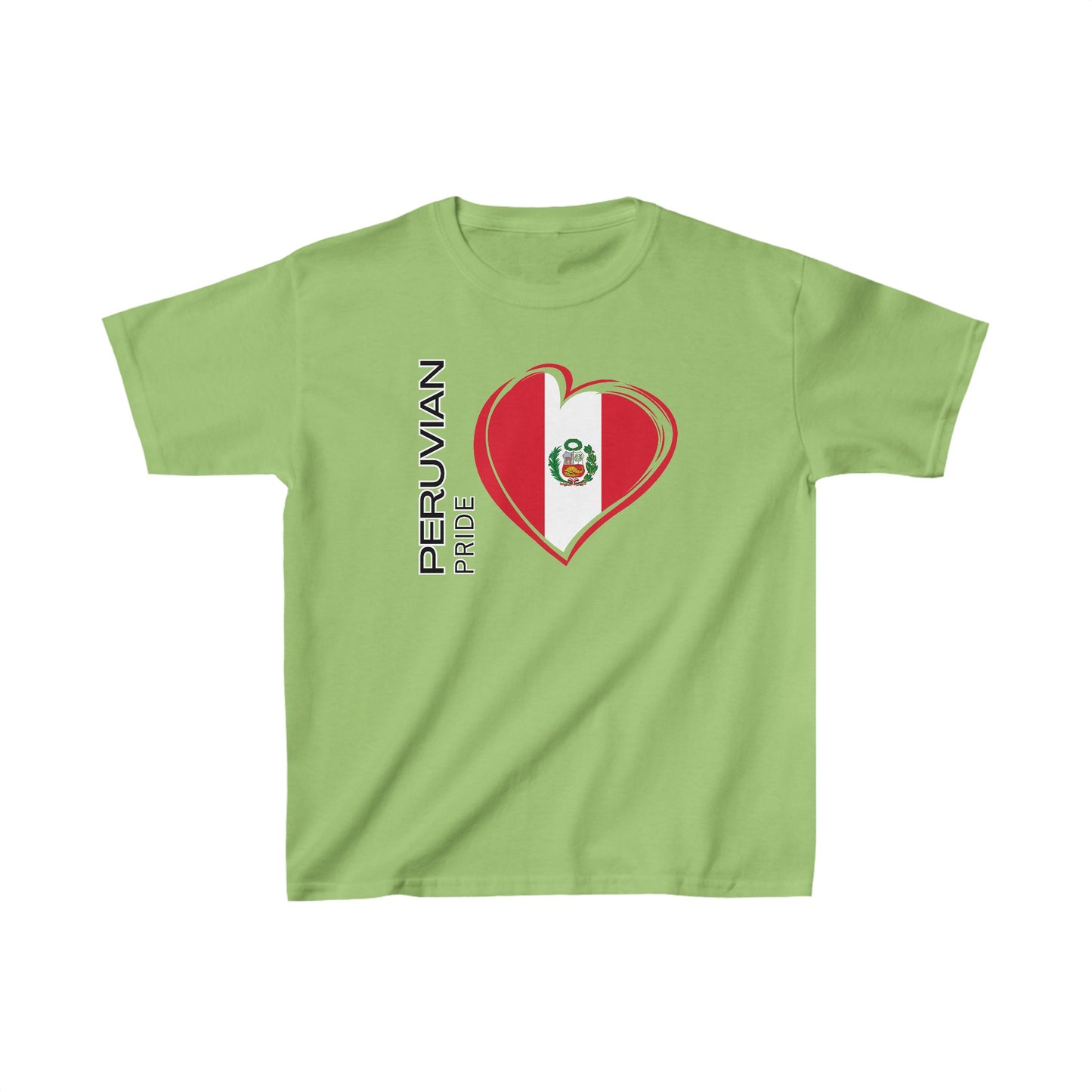 Best Peruvian Kids Tee "Peruvian Pride Flag"