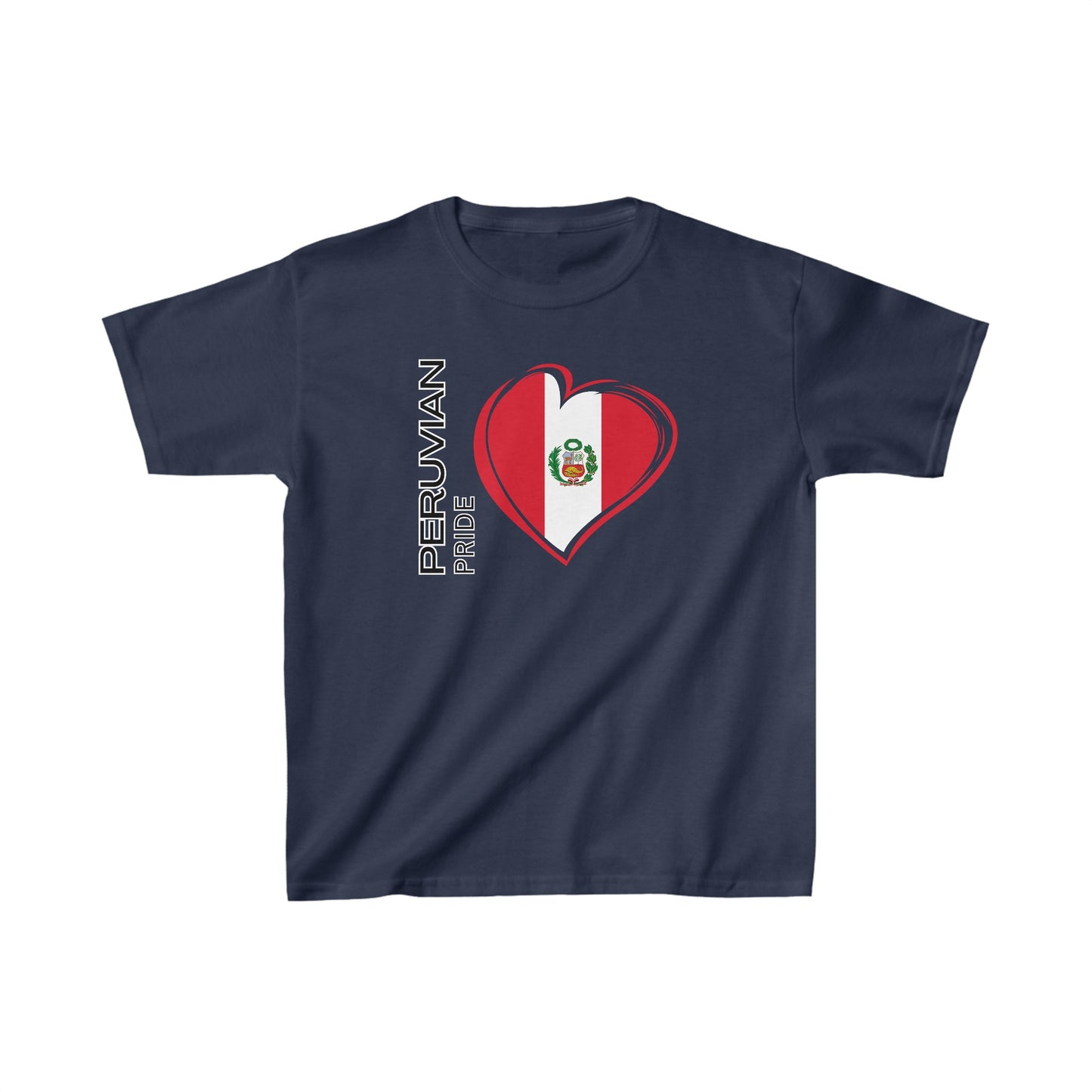 Best Peruvian Kids Tee "Peruvian Pride Flag"