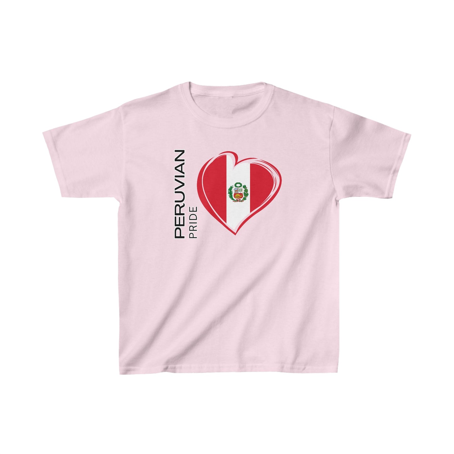 Best Peruvian Kids Tee "Peruvian Pride Flag"