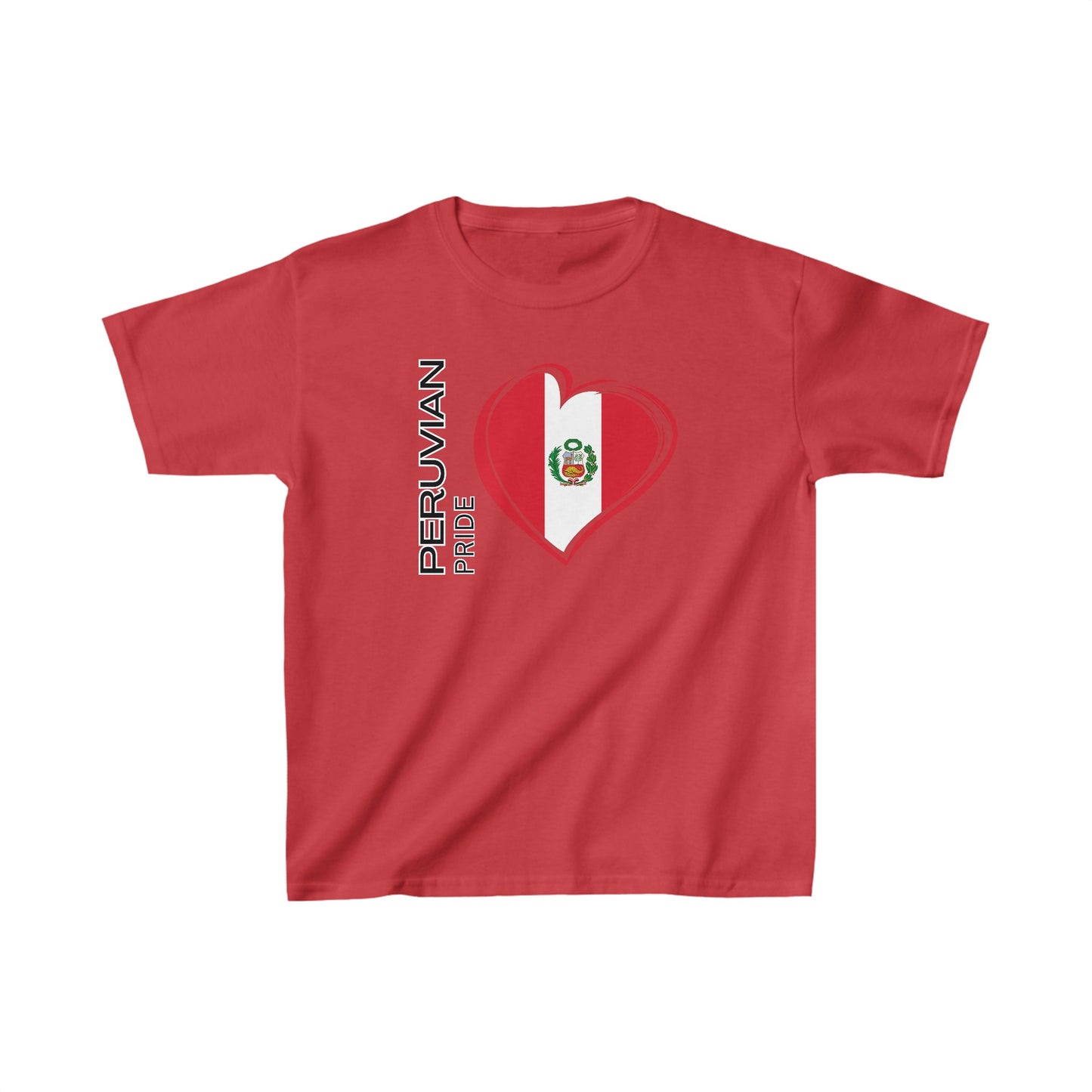 Best Peruvian Kids Tee "Peruvian Pride Flag"
