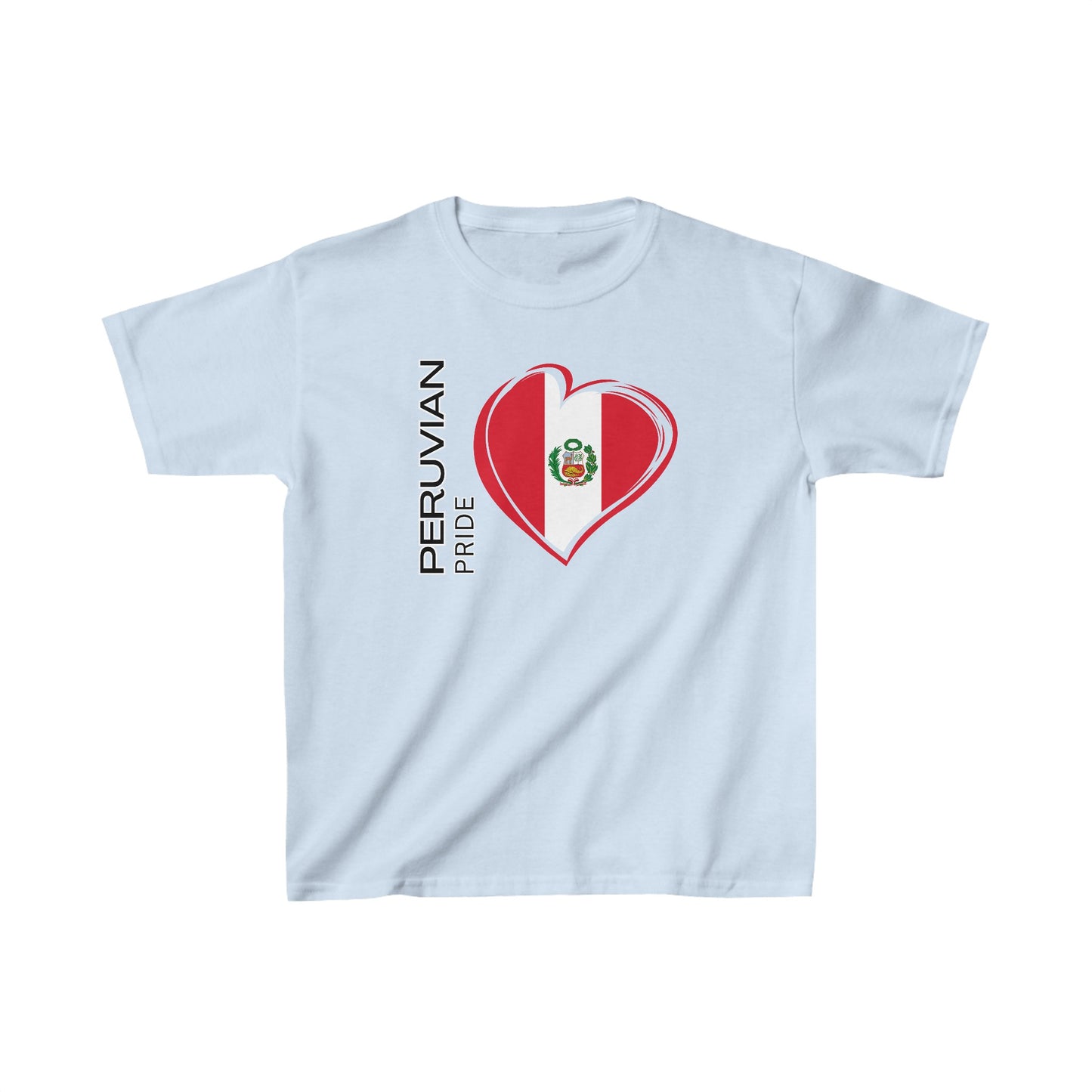 Best Peruvian Kids Tee "Peruvian Pride Flag"