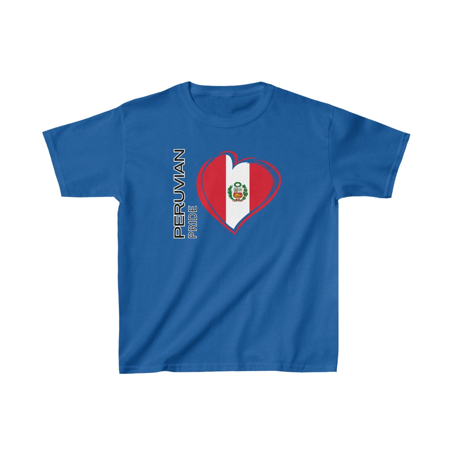 Best Peruvian Kids Tee "Peruvian Pride Flag"
