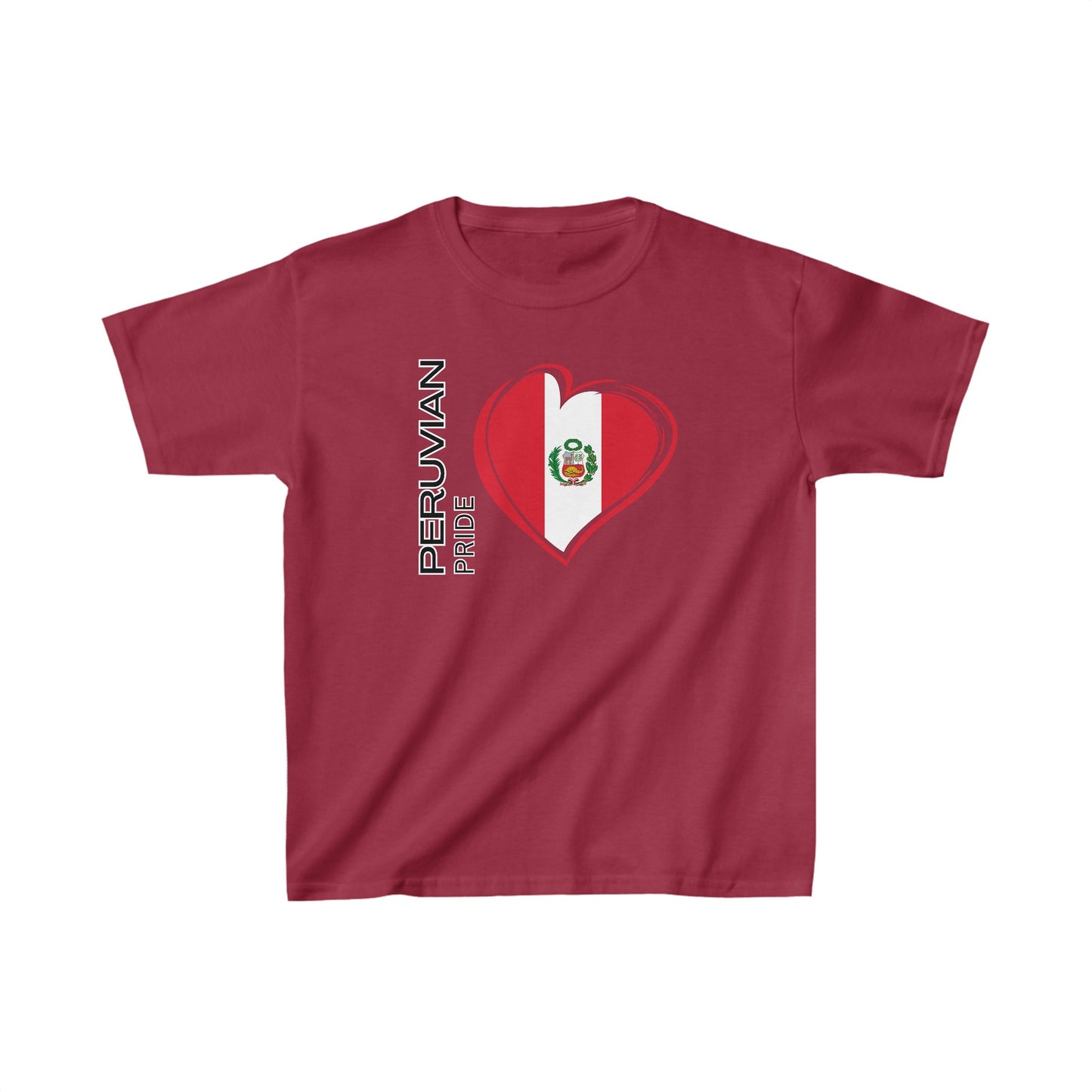Best Peruvian Kids Tee "Peruvian Pride Flag"