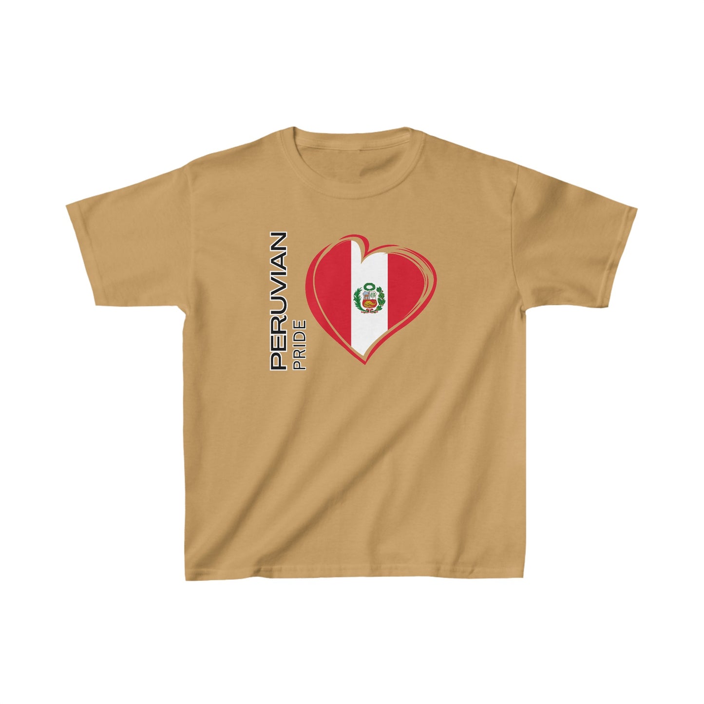 Best Peruvian Kids Tee "Peruvian Pride Flag"