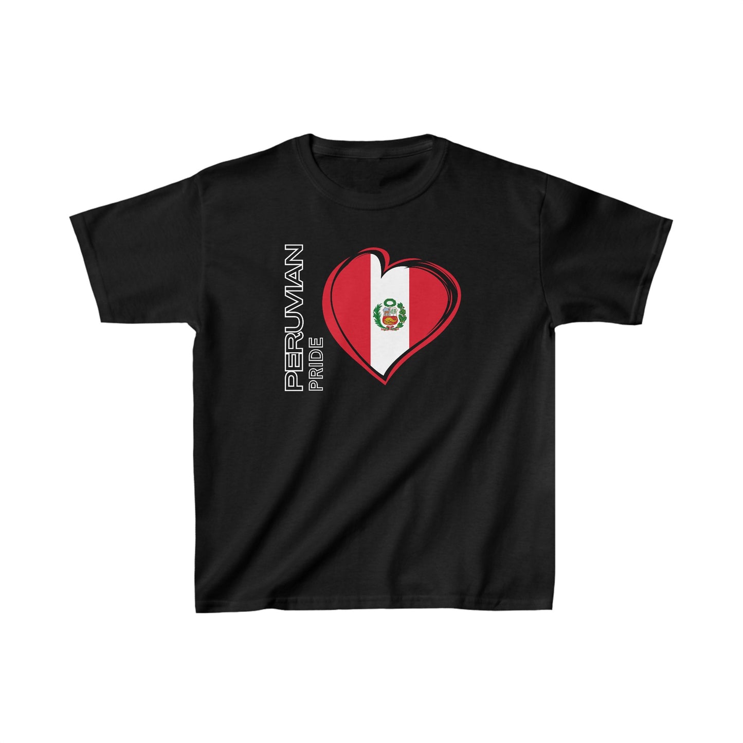 Best Peruvian Kids Tee "Peruvian Pride Flag"