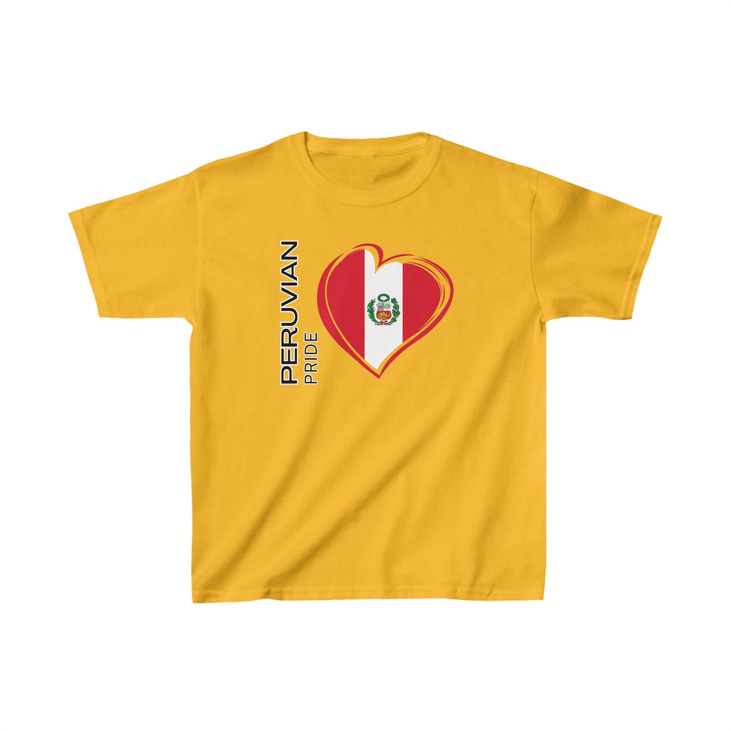 Best Peruvian Kids Tee "Peruvian Pride Flag"