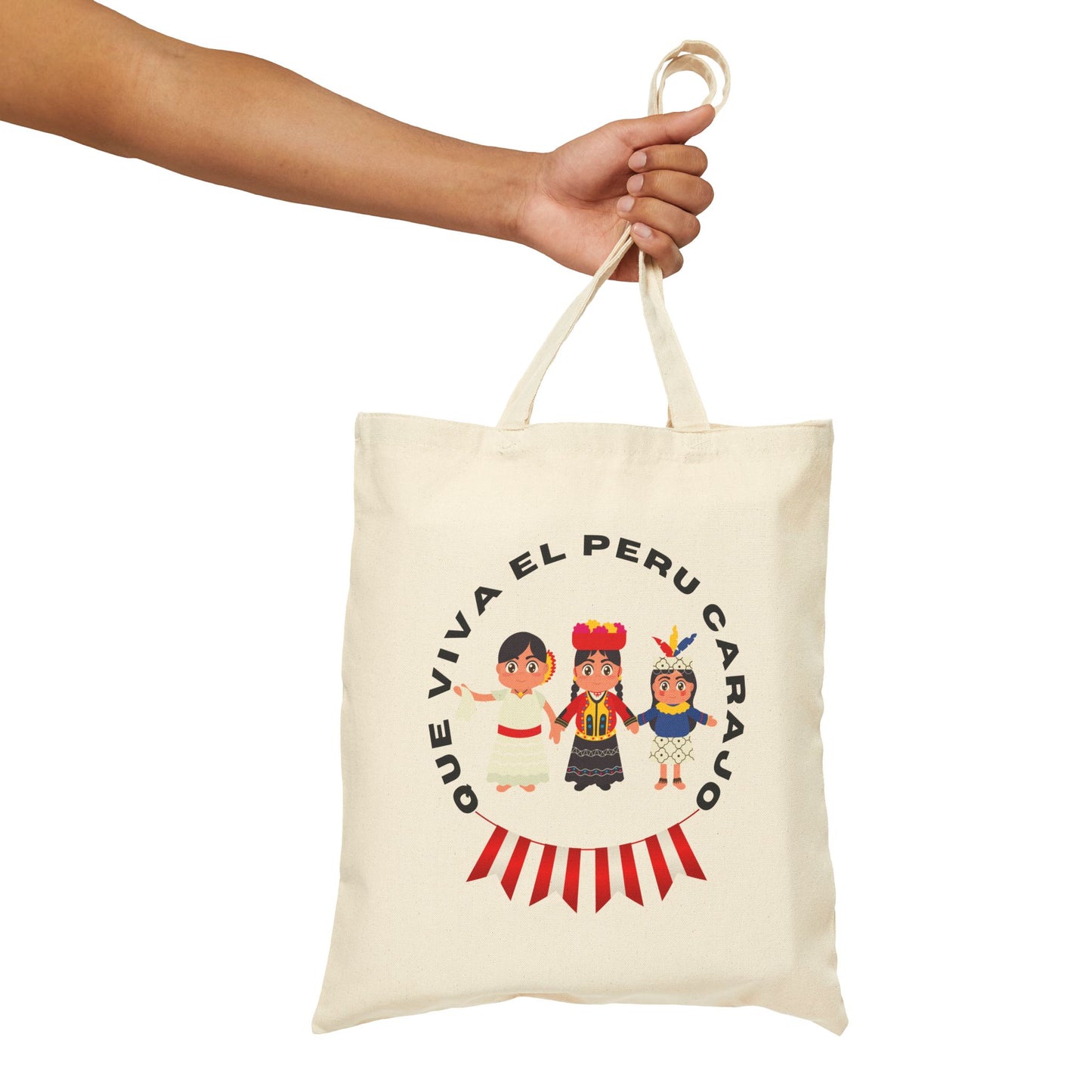 Best Peruvian Canvas Tote Bag "PERU Costa, Sierra y Selva