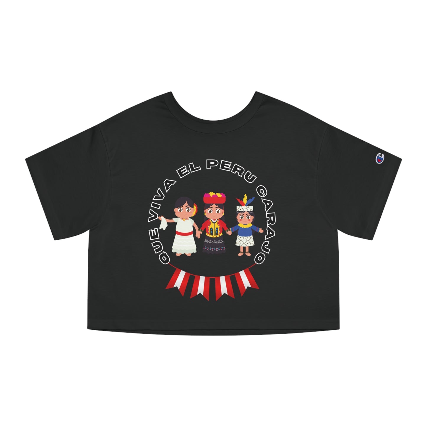 Best Peruvian Champion Cropped T-Shirt "Que Viva el Peru Carajo He Dicho"