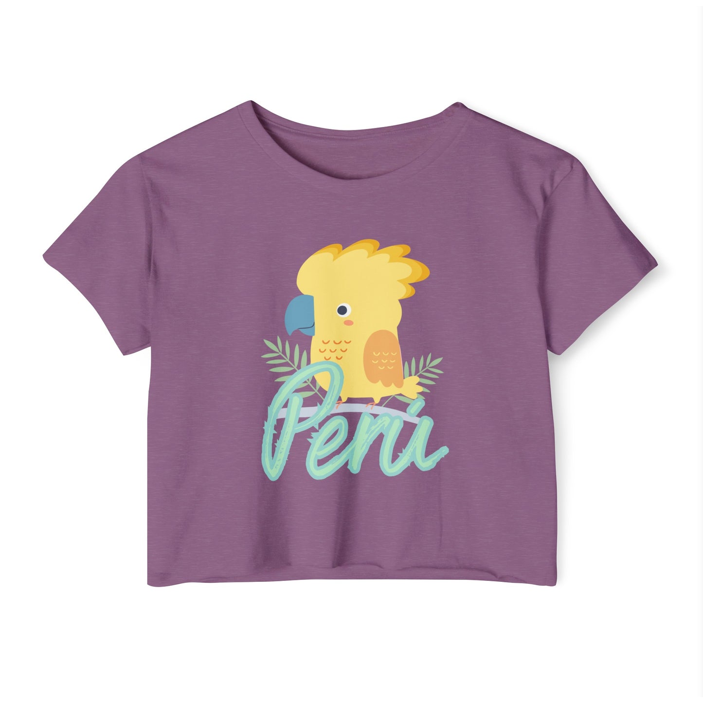 Peruvian Crop Top "Gallito de Las Rocas"
