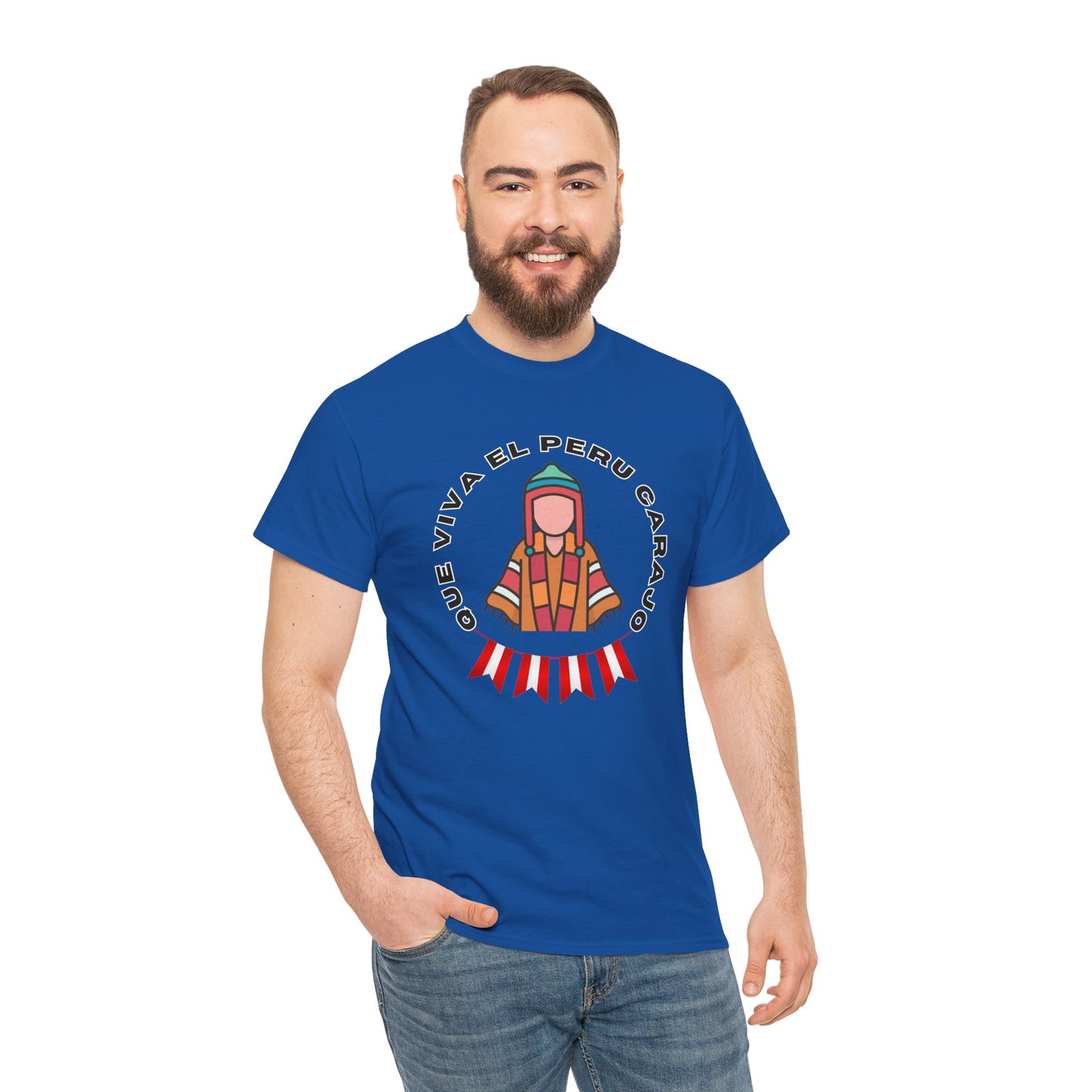 Best Peruvian Unisex T-Shirt "Que Viva El Peru Carajo