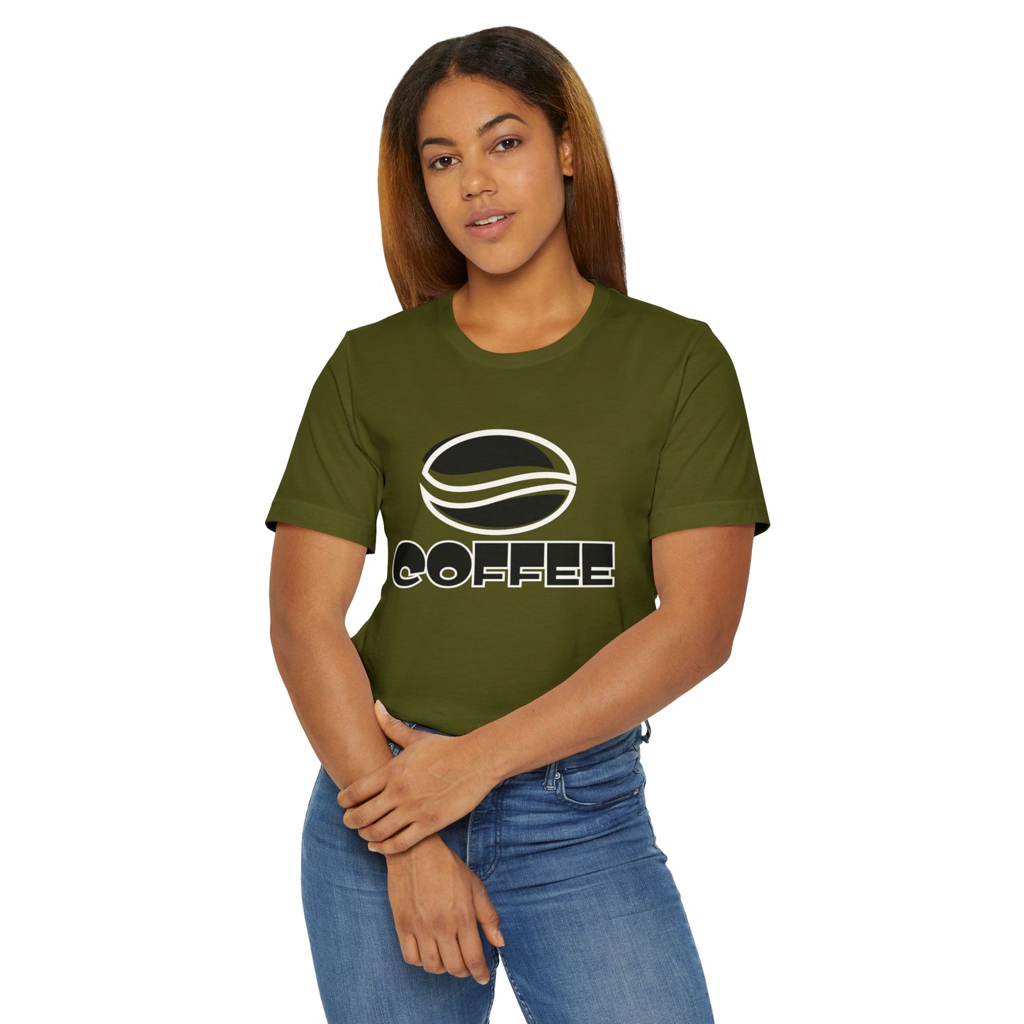 Minimalist Coffee Logo T-Shirt – Modern Graphic Tee for Coffee Lovers (USA Only)