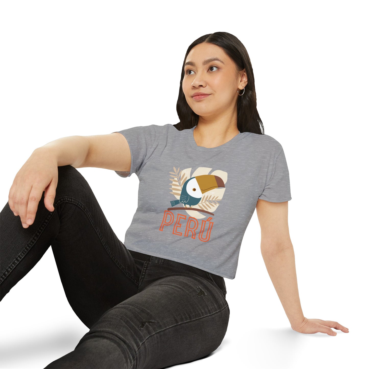 Peruvian Crop Top "Peru Rainforest"