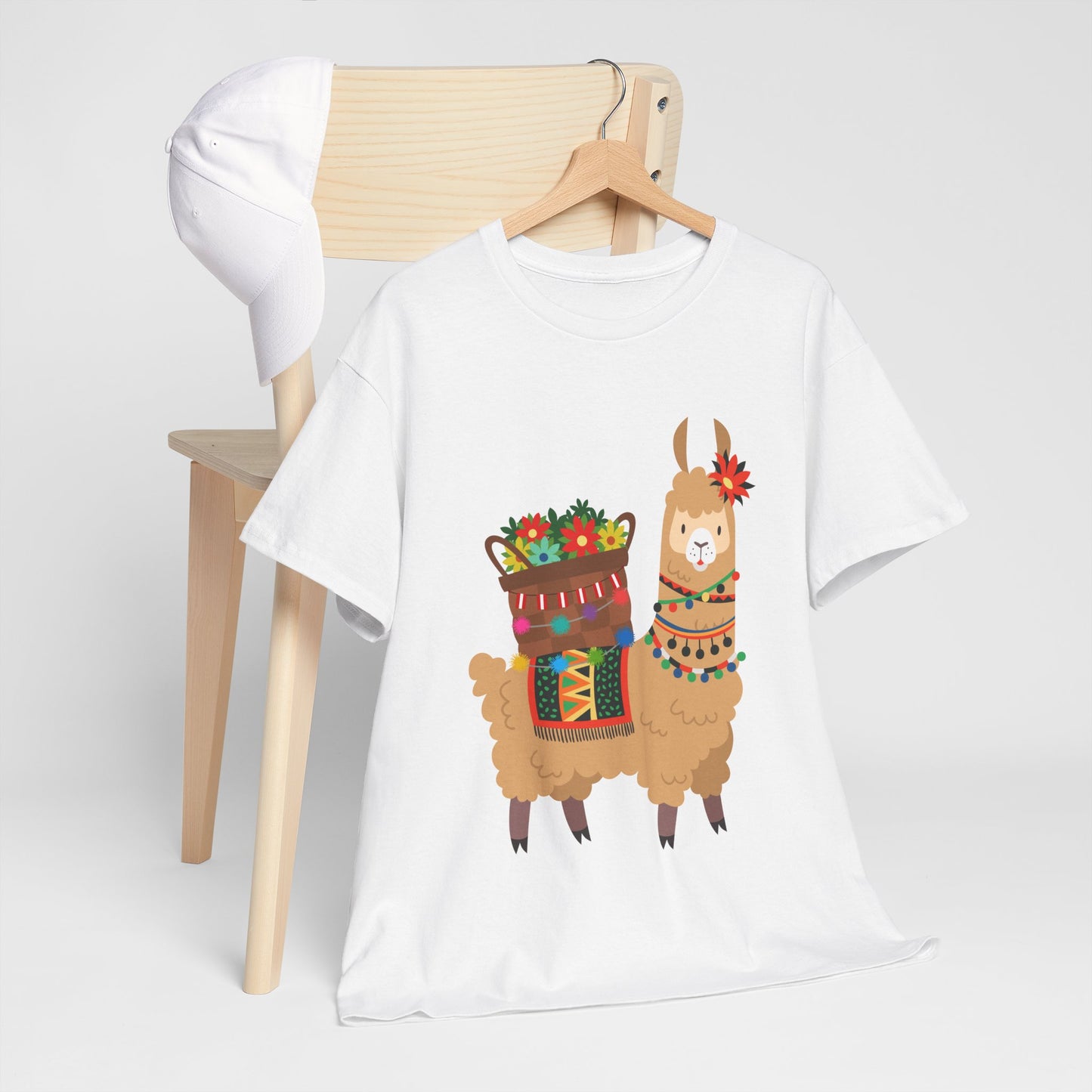 Fiesta Llama Unisex Tee – Bold Print, Classic Comfort
