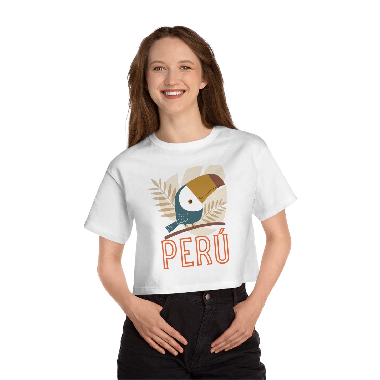Champion Cropped T-Shirt "Peru Rainforest"