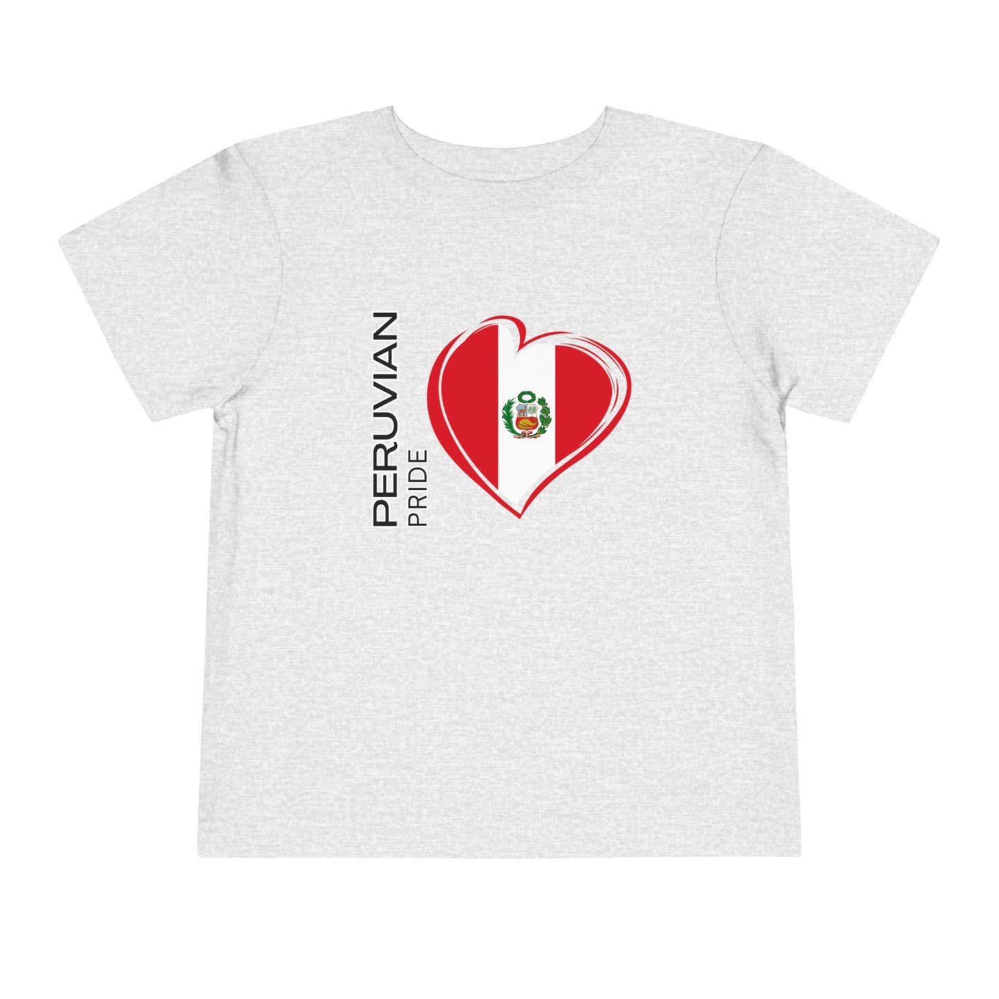 Best PeruvianToddler Short Sleeve Tee "Peruvian Pride Flag"