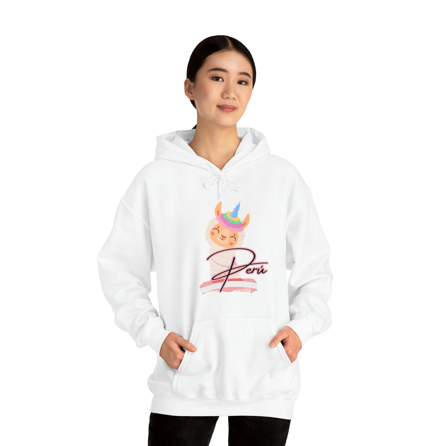 Peruvian Unisex Hoodie 'Andean Majesty'