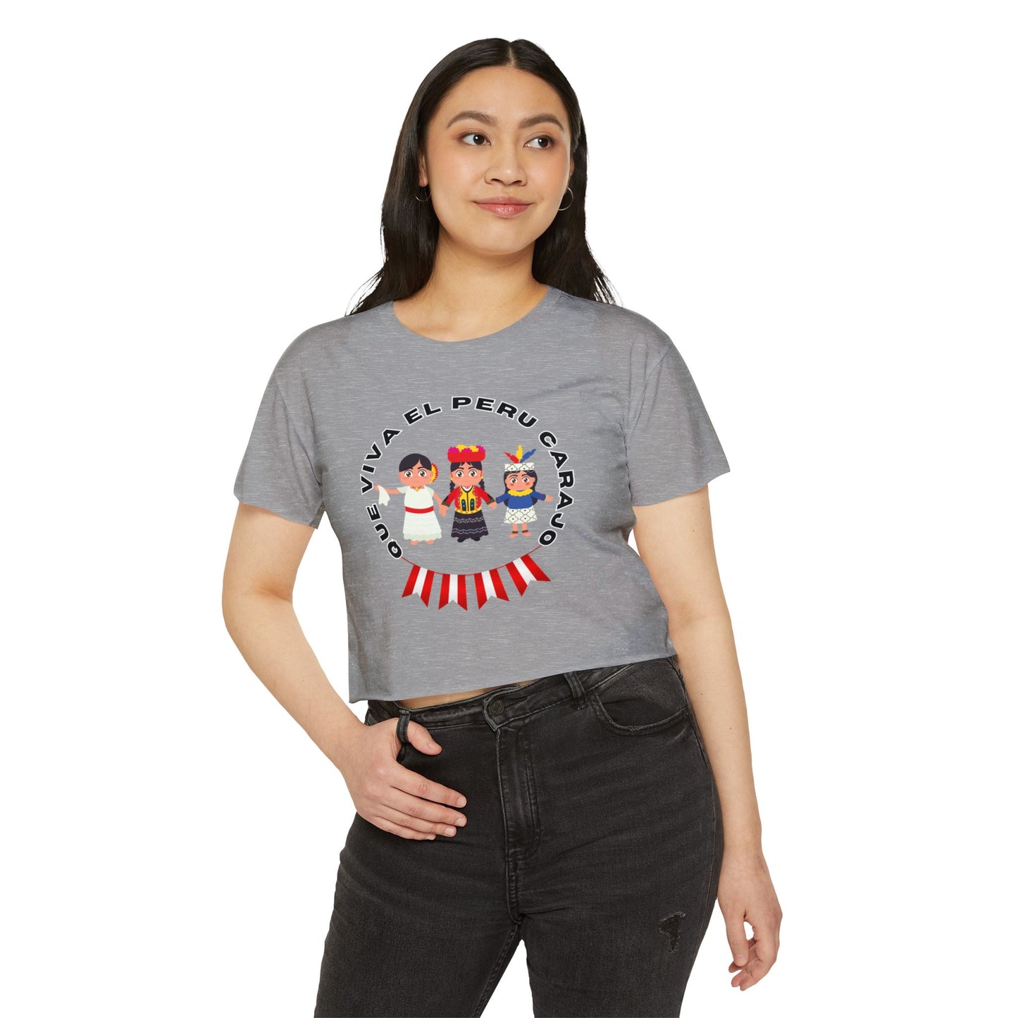 Best Peruvian Crop Top "Que Viva el Peru Carajo He Dicho "