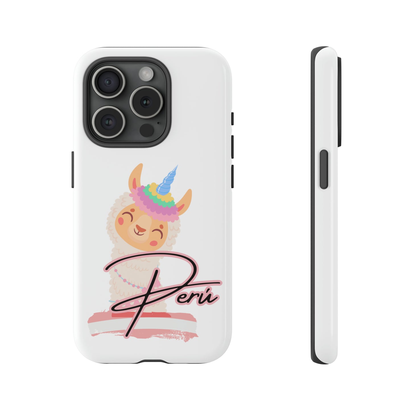 Tough iPhone Case "Llama Love on-the-Go"